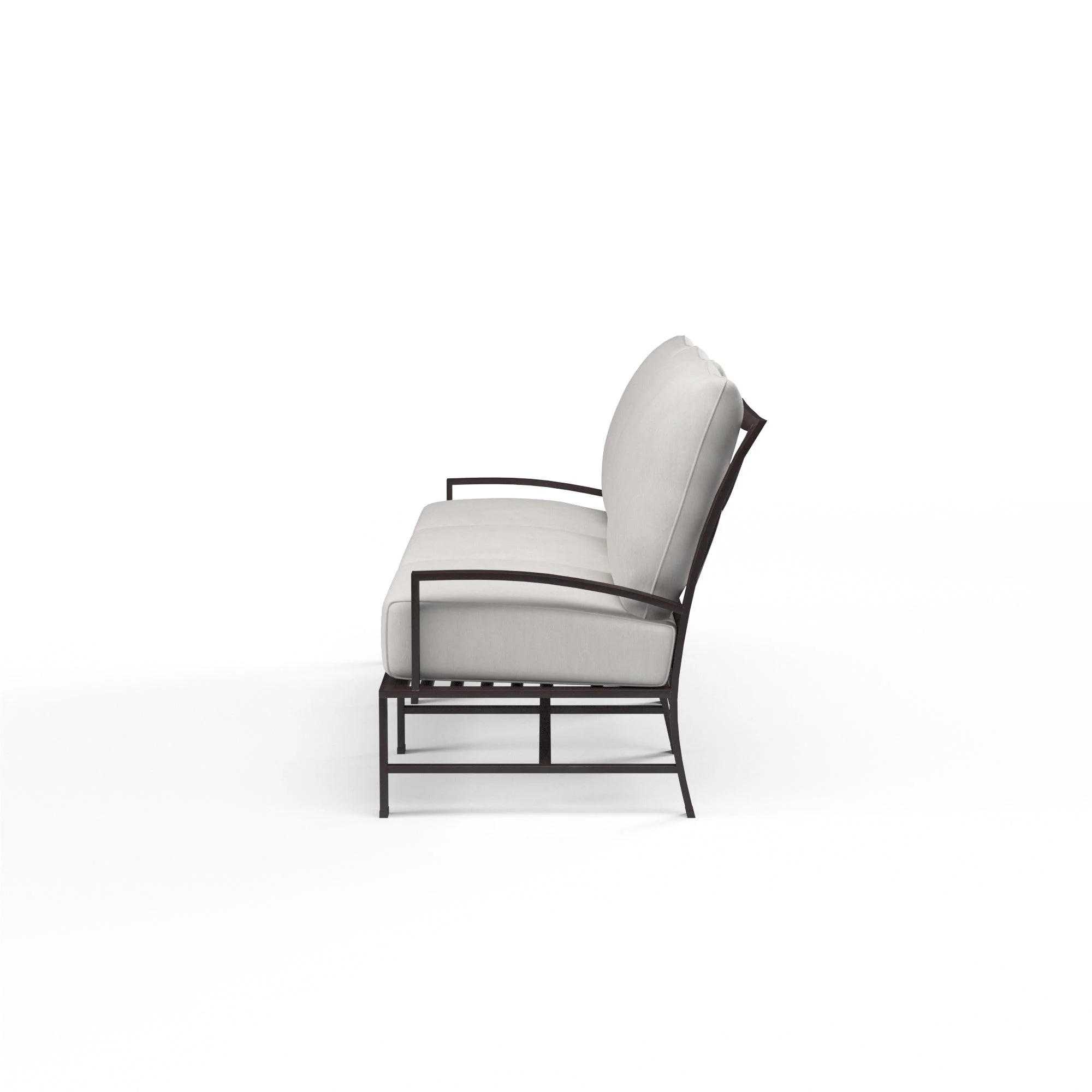 La Jolla Sofa in Canvas Flax w/ Self Welt - Remutear