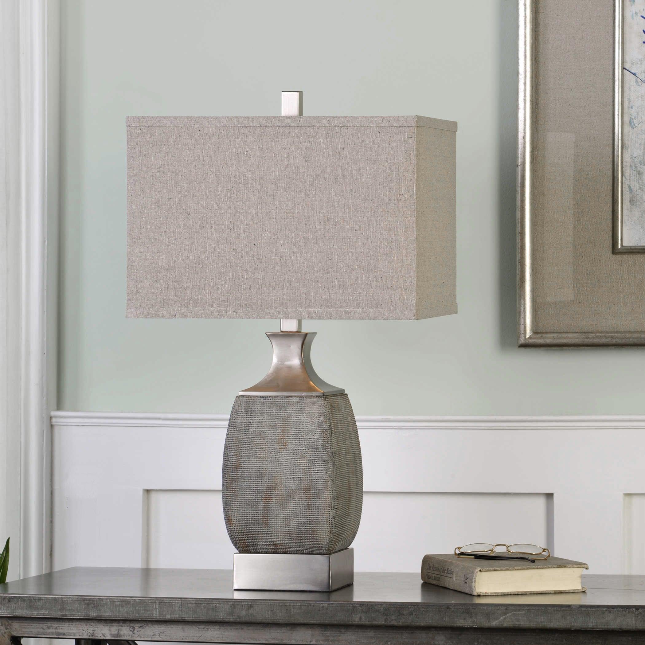 CAFFARO RUST BRONZE TABLE LAMP - Remutear