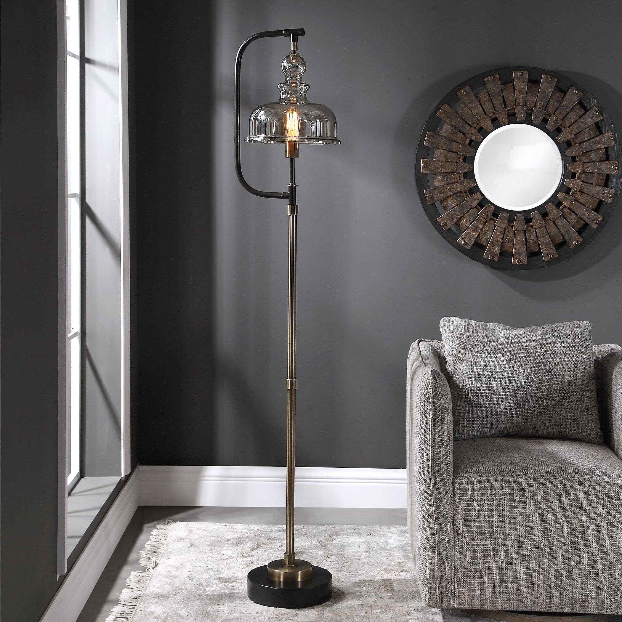Elieser Industrial Floor Lamp - Remutear