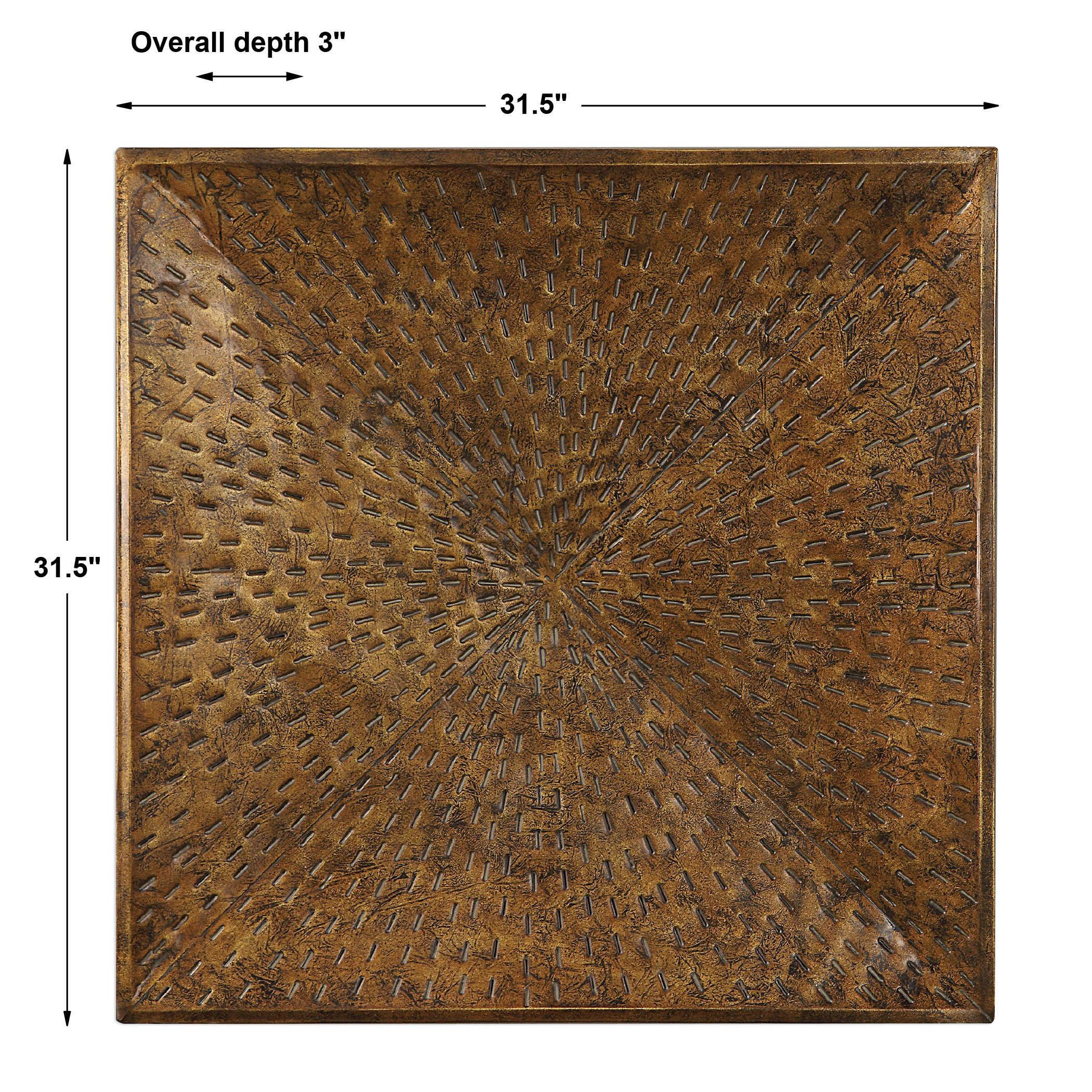 BLAISE ANTIQUED BRONZE WALL ART - Remutear