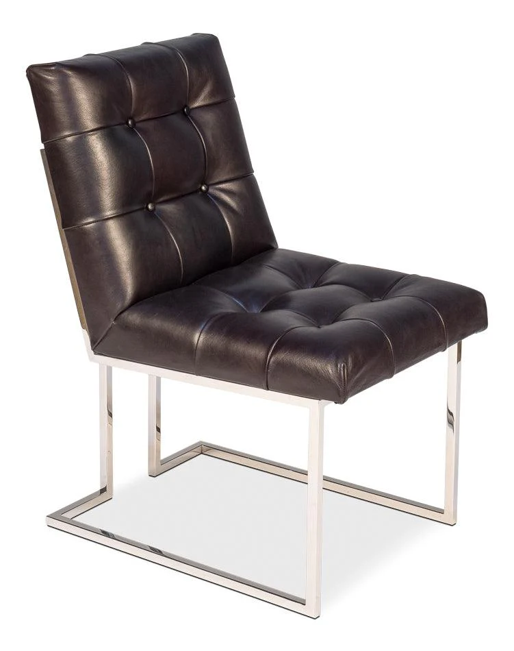 Hubbard Iron & Leather Chair - Remutear