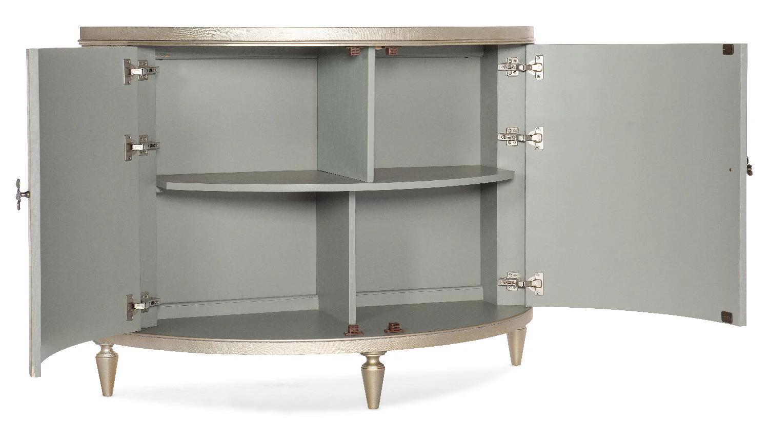 Melange Marguerite Two Door Demilune Chest - Remutear