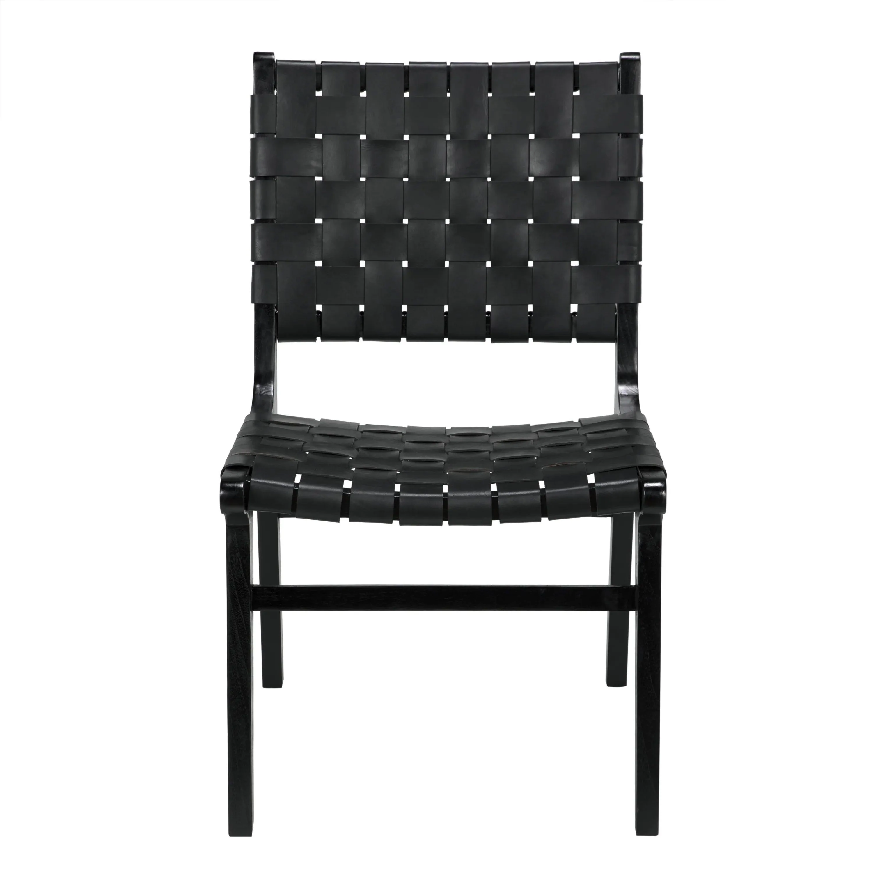 Dede Dining Chair, Leather, Black - Remutear