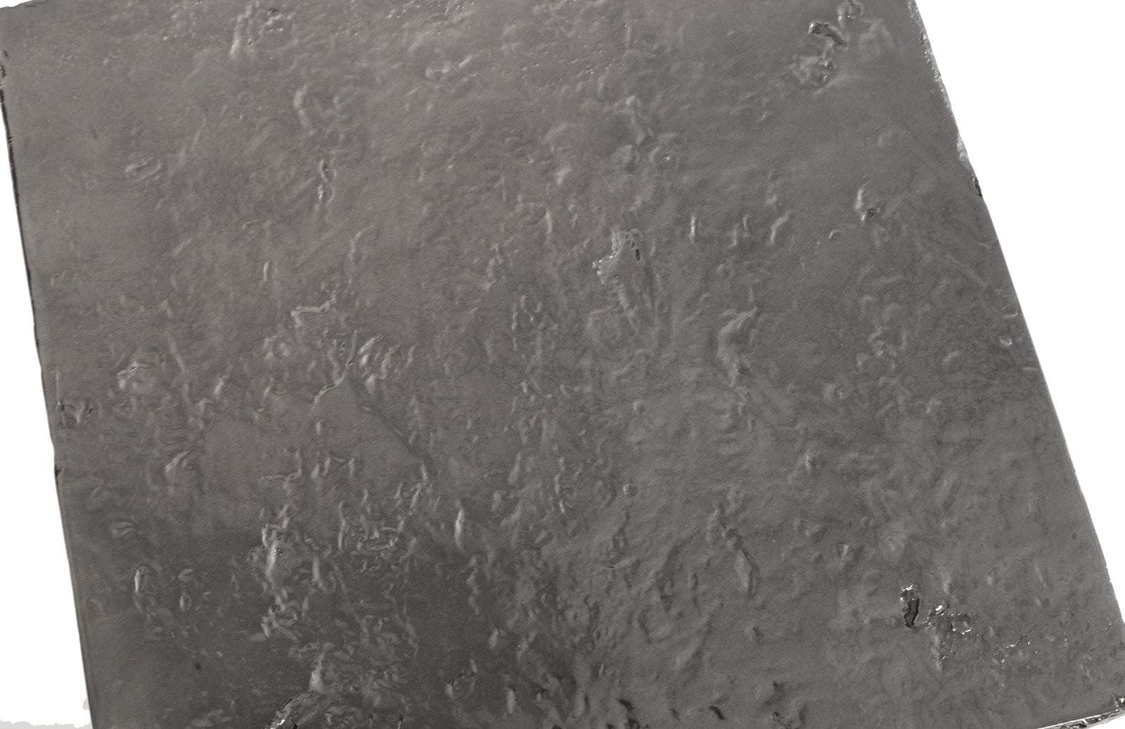 Slate Pedestal, Large, Liquid Silver - Remutear