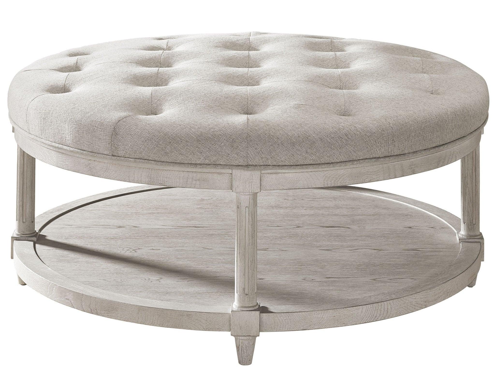 Past Forward Lacie Round Ottoman - Remutear