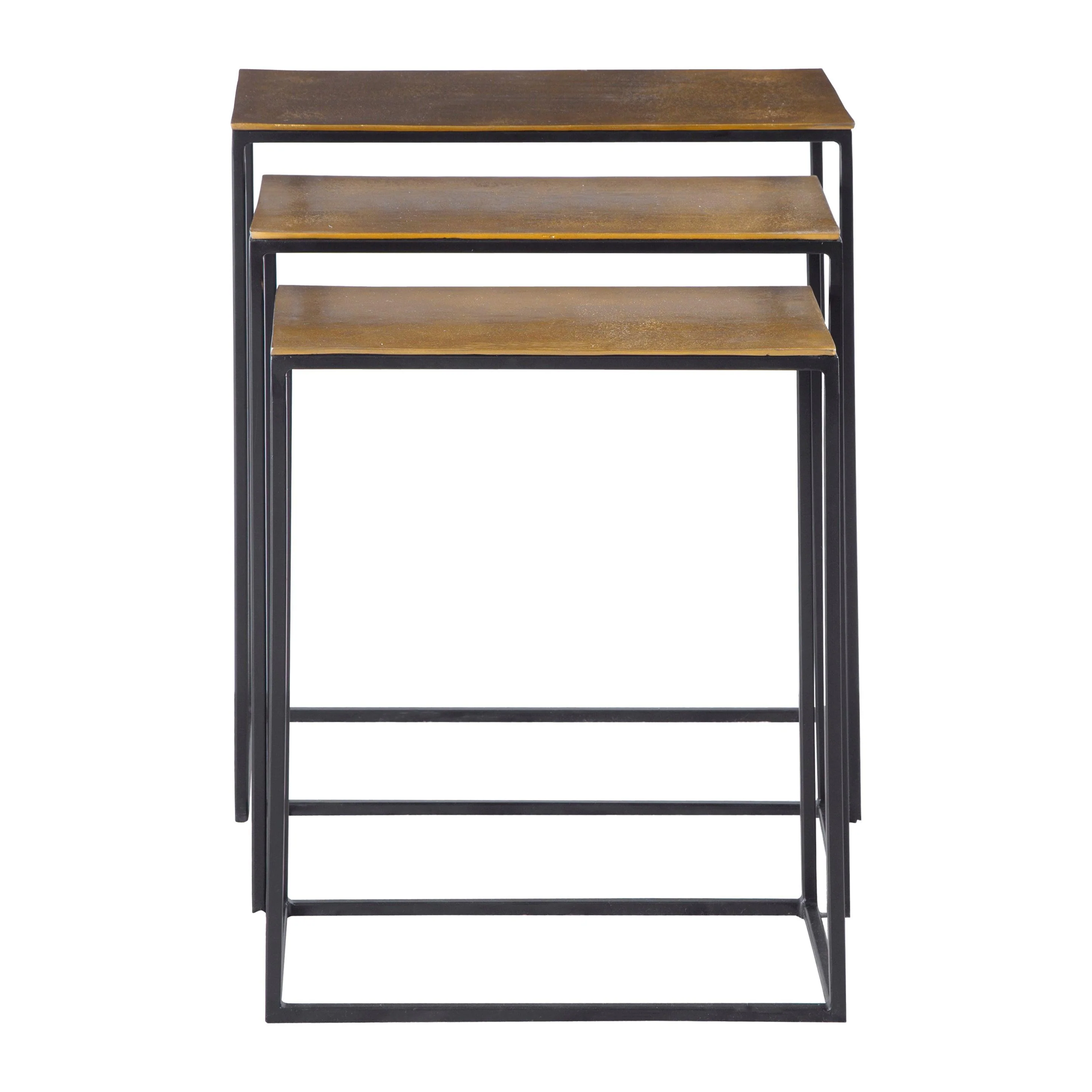 Coreene Gold Nesting Tables Set/3 - Remutear