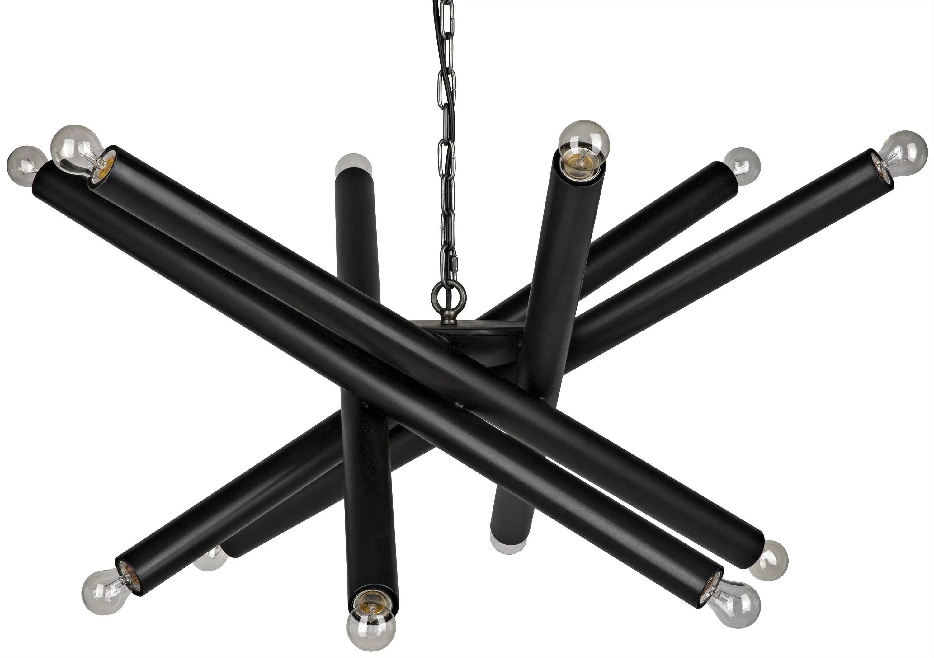 Lex Chandelier, Black Steel - Remutear