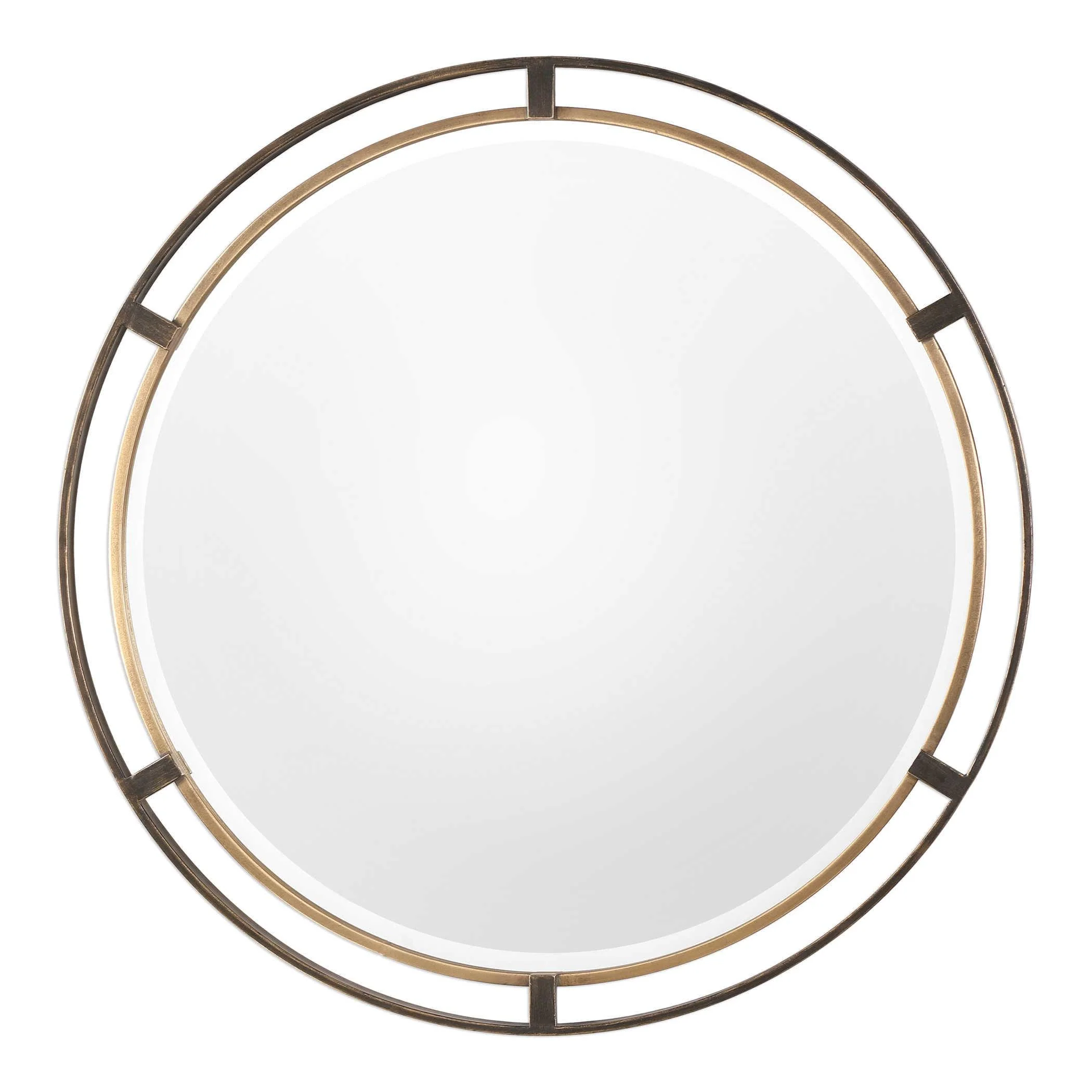 CARRIZO BRONZE ROUND MIRROR - Remutear
