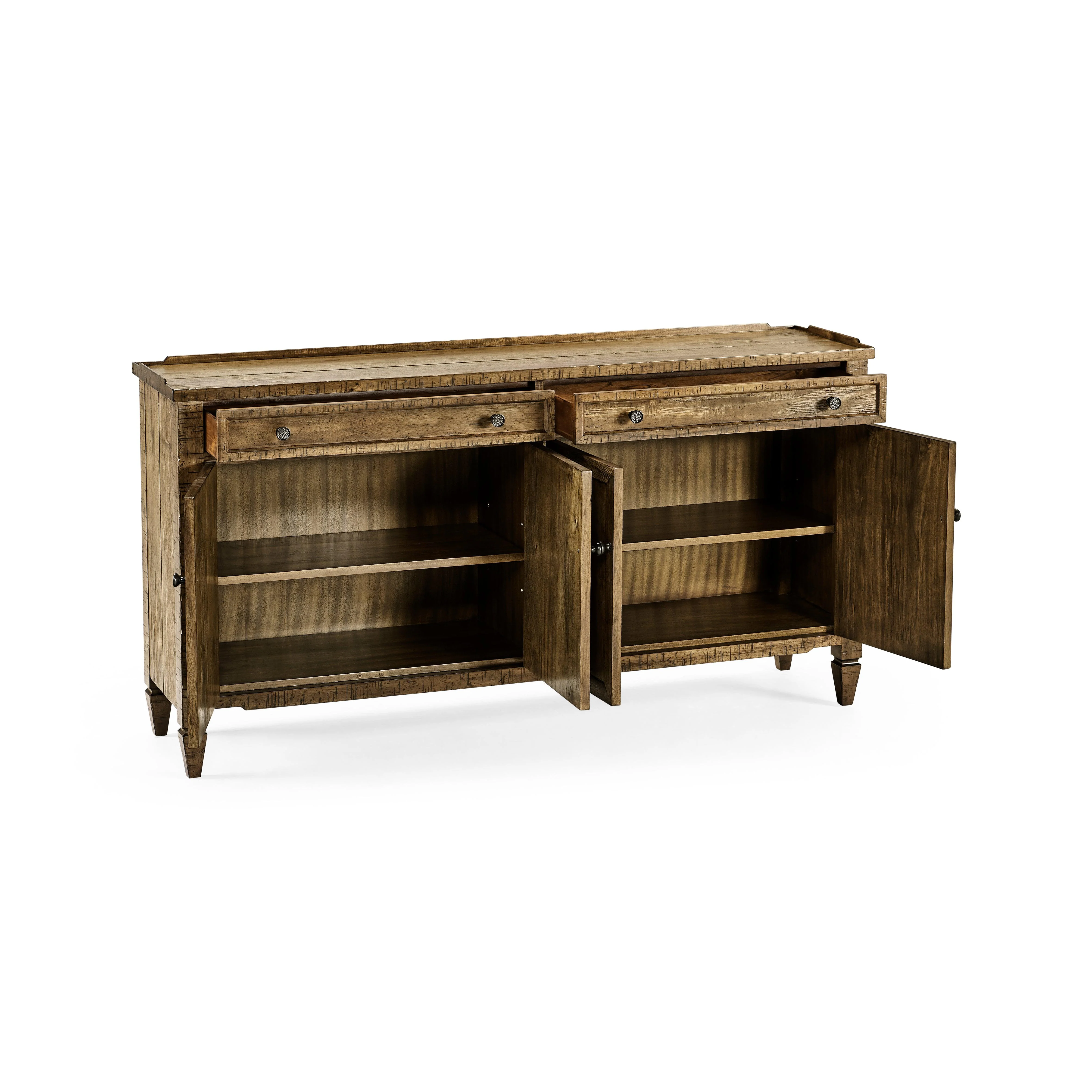Casual Accents Medium Driftwood Credenza - Remutear