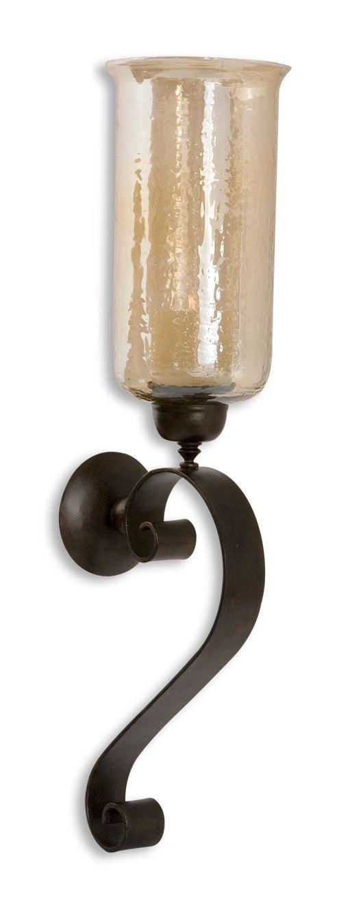 JOSELYN BRONZE CANDLE WALL SCONCE - Remutear