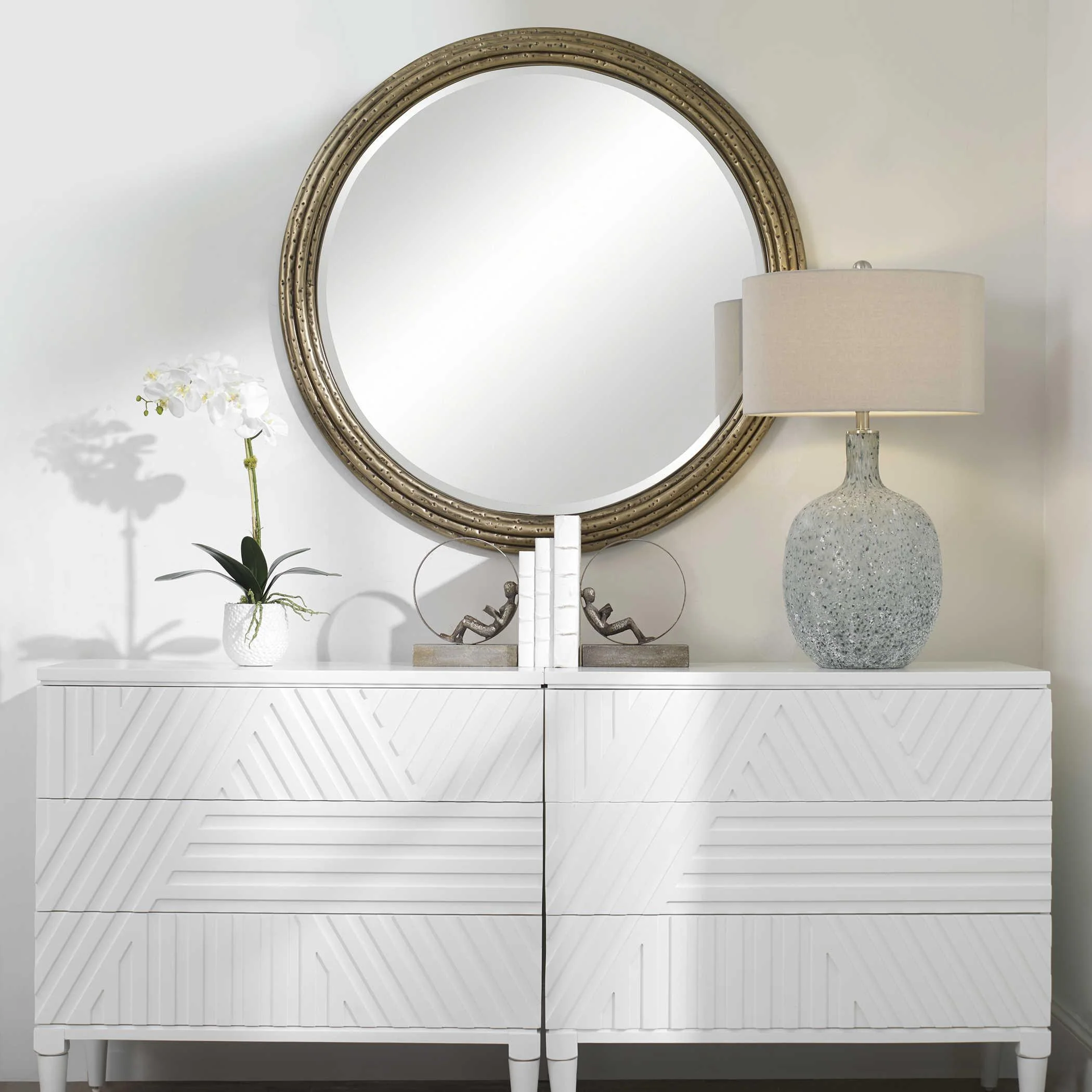 SPERA ROUND GOLD MIRROR - Remutear