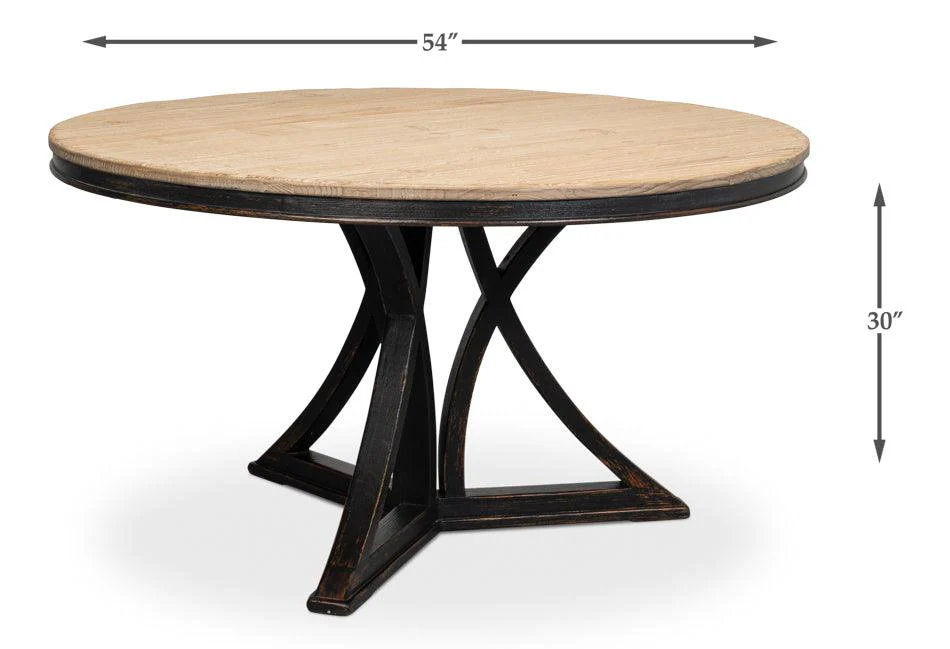 Flying Buttress Dining Table Ant. Black - Remutear