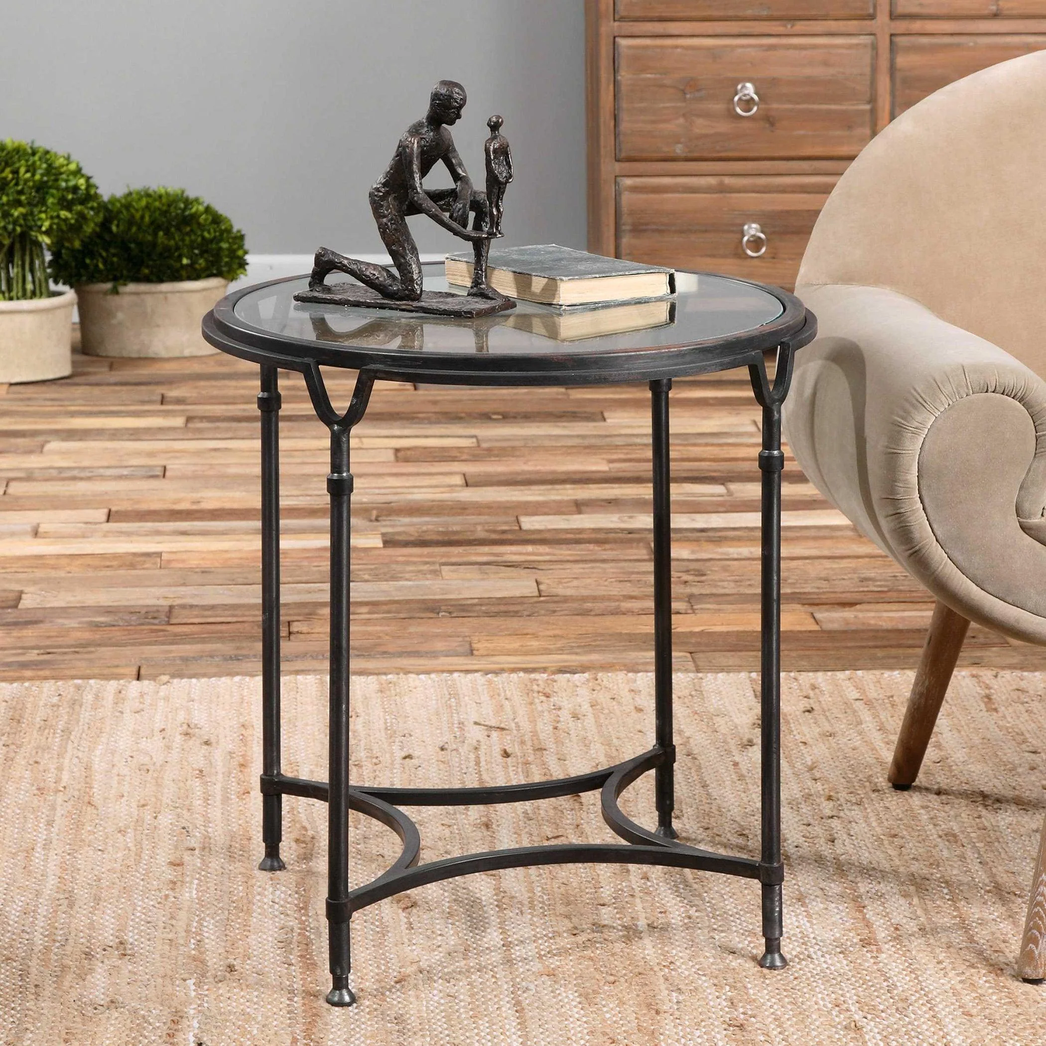 Samson Glass Side Table - Remutear