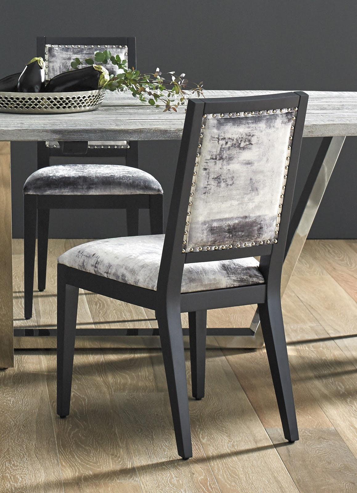 Mesmerize Dining Chair, Mist Gray, Gray Wooden Legs - Remutear