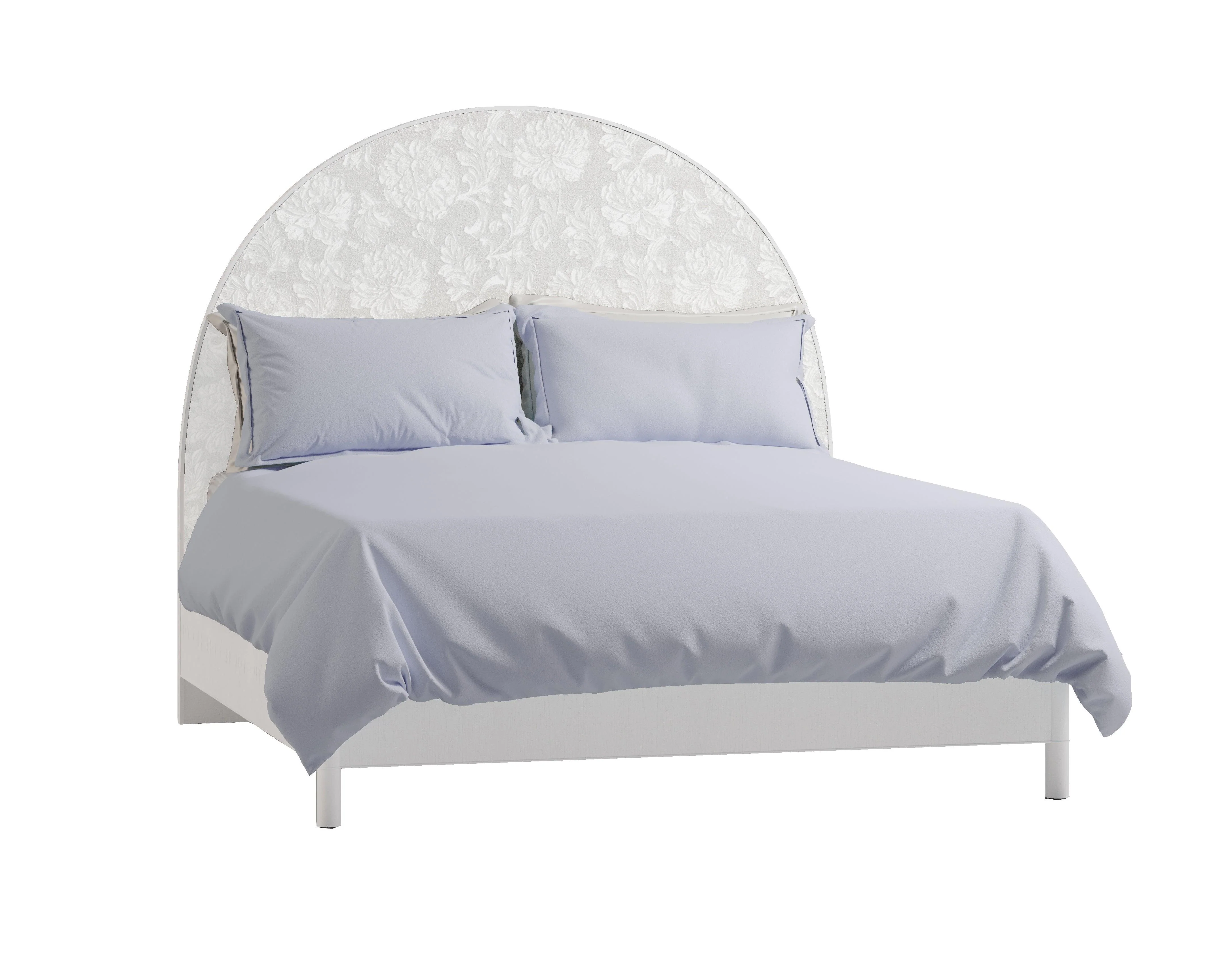 Mammatus Half Round Panel Bed - King - Remutear