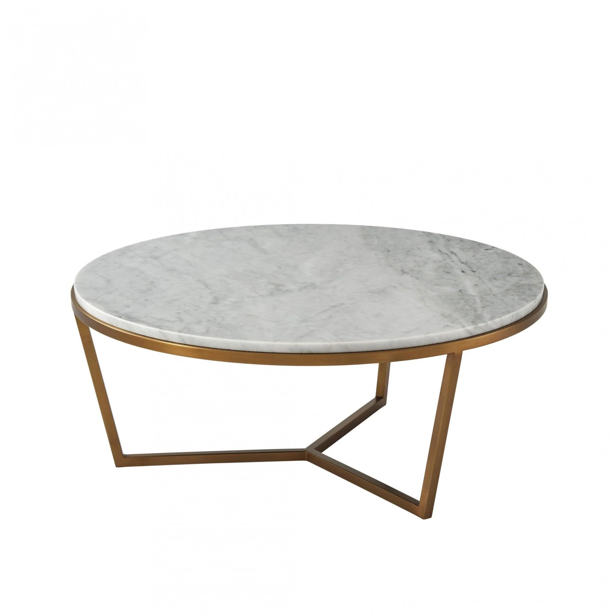 Small Fisher Round Cocktail Table (Marble) - Remutear