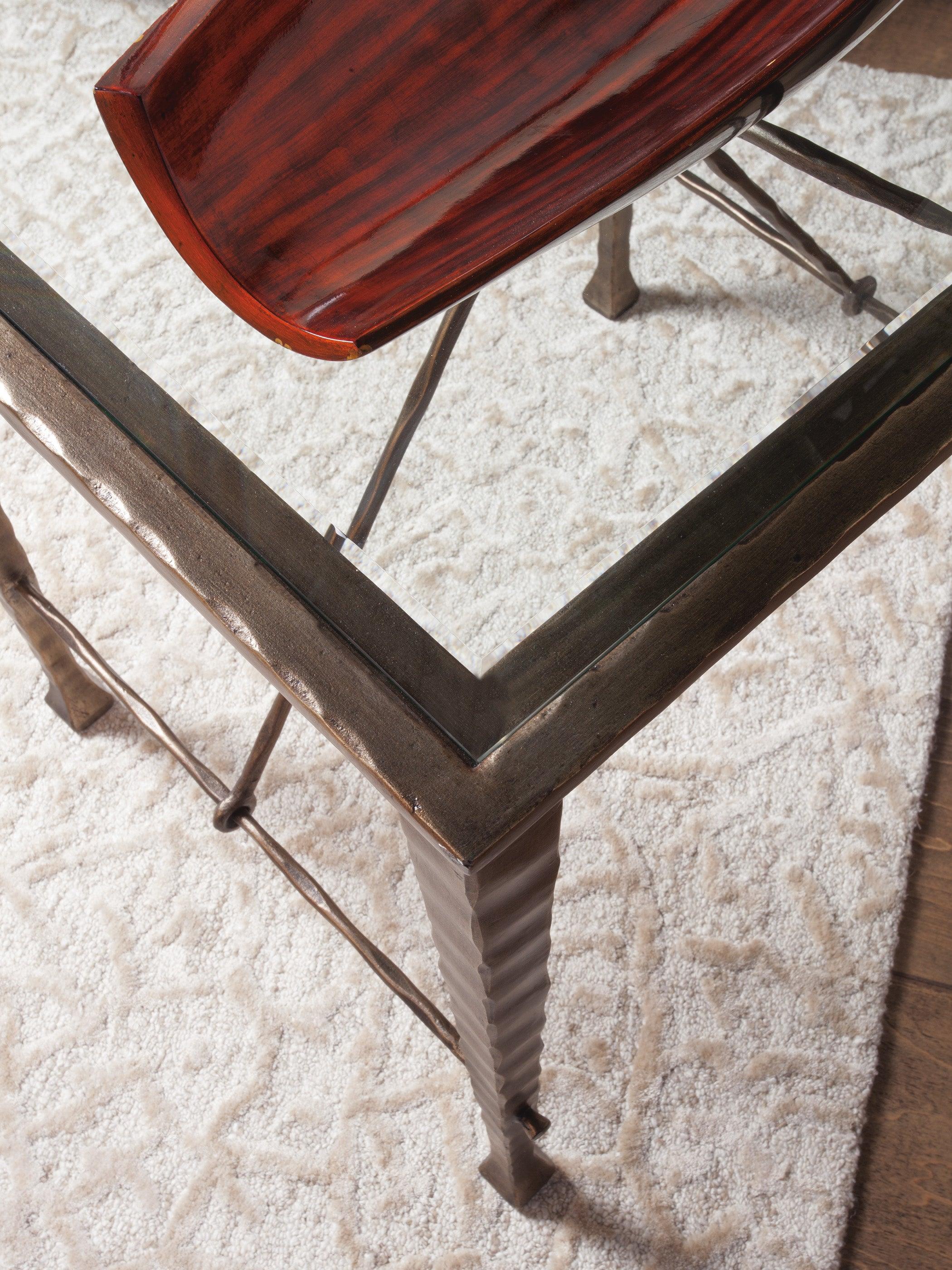 Signature Designs Cortona Console With Glass Top - Remutear