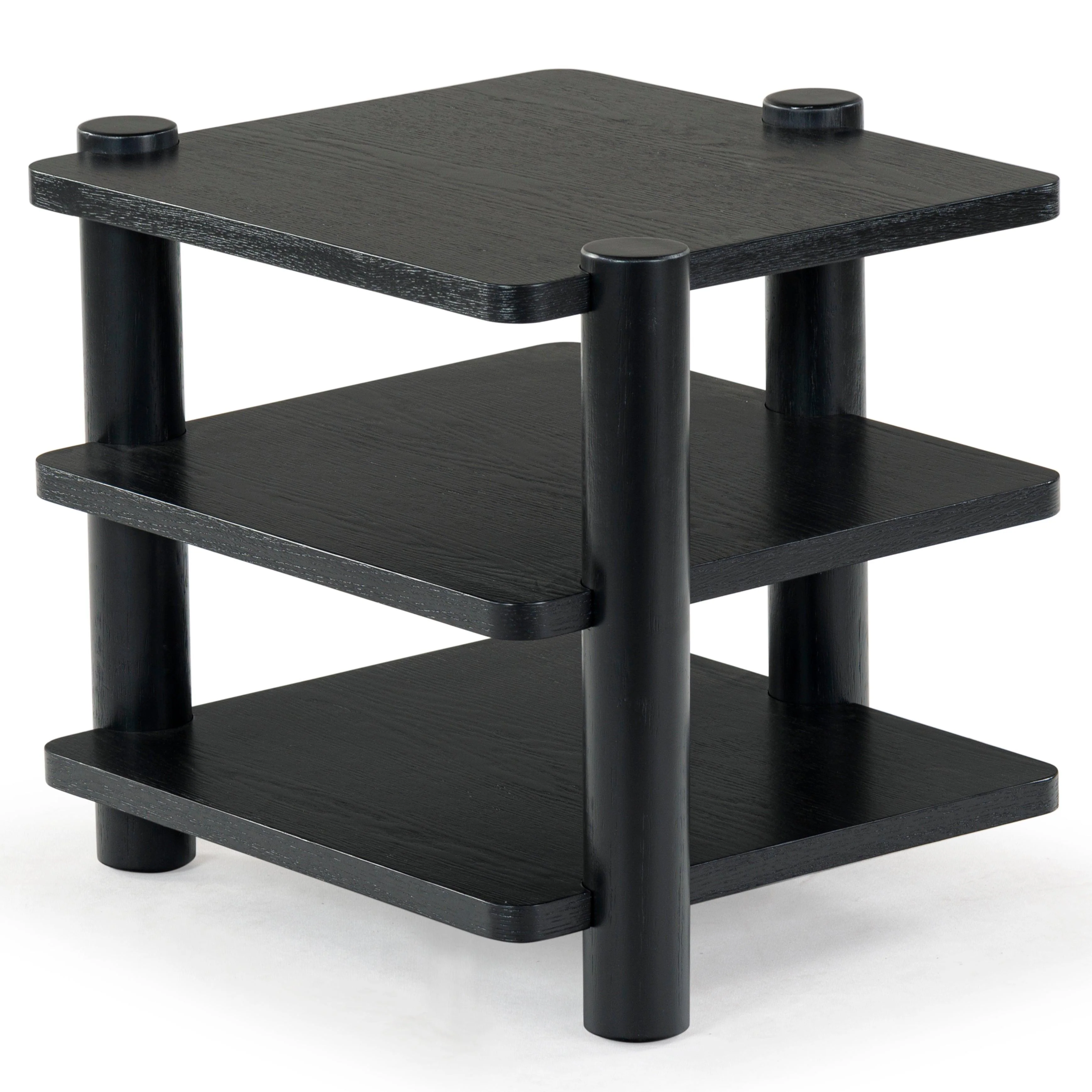 Edisyn 3 Shelf Wood Accent Table - Remutear