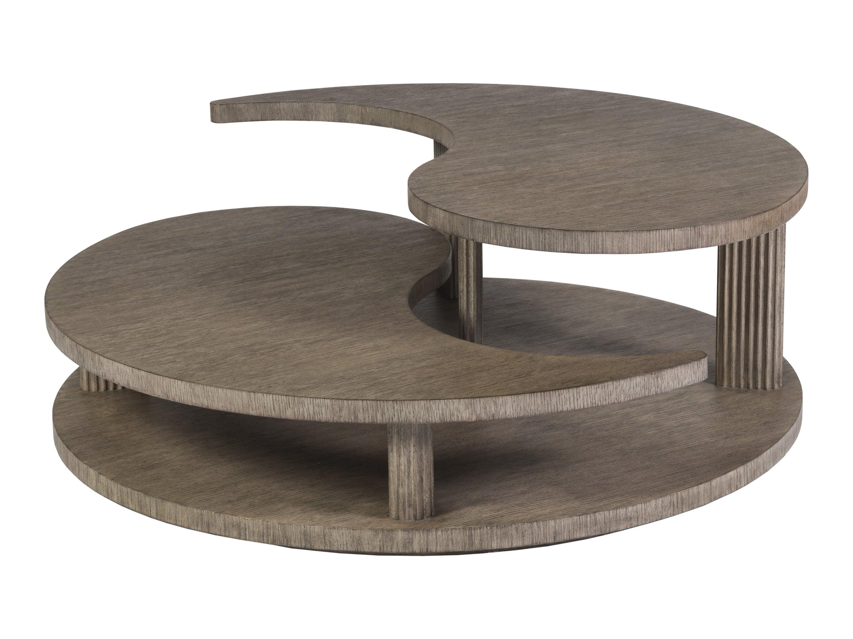 Signature Designs Yin Yang Round Cocktail Table - Remutear