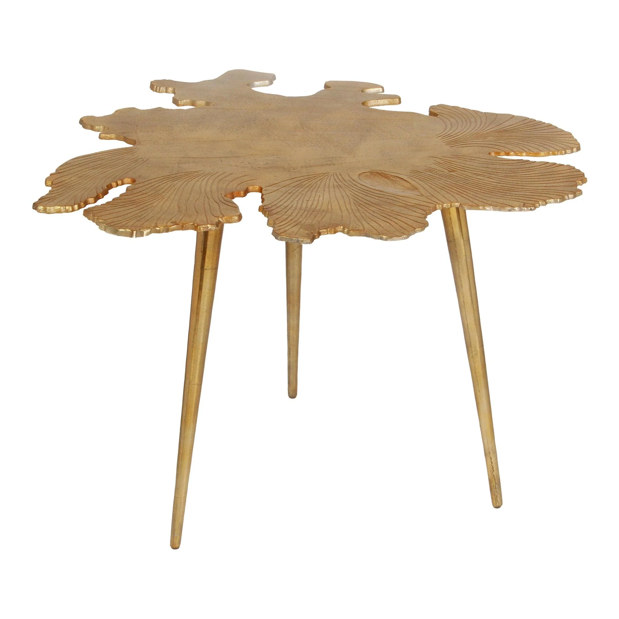 Amoeba Side Table Gold - Remutear