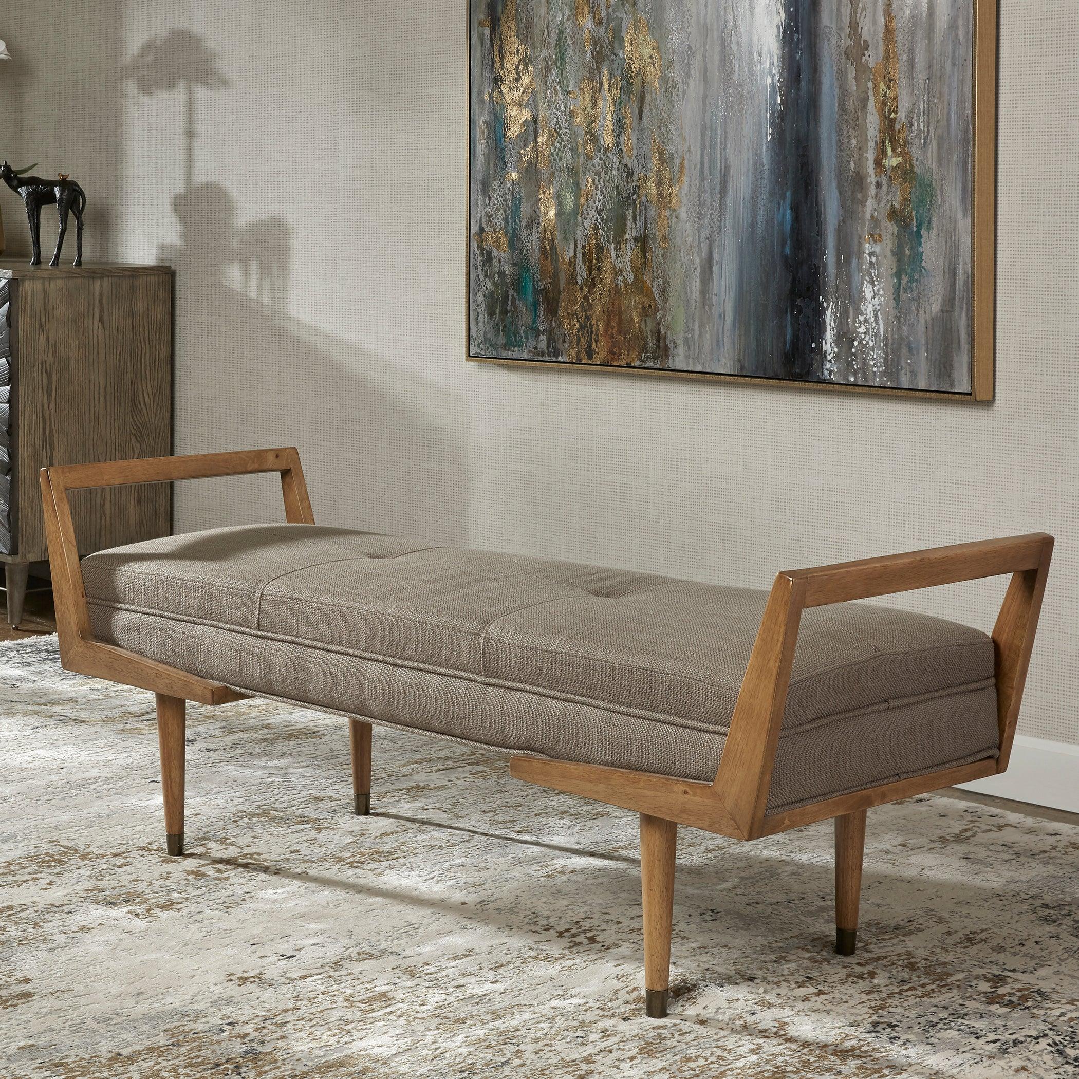 Waylon Mid-Century Modern Bench - Remutear