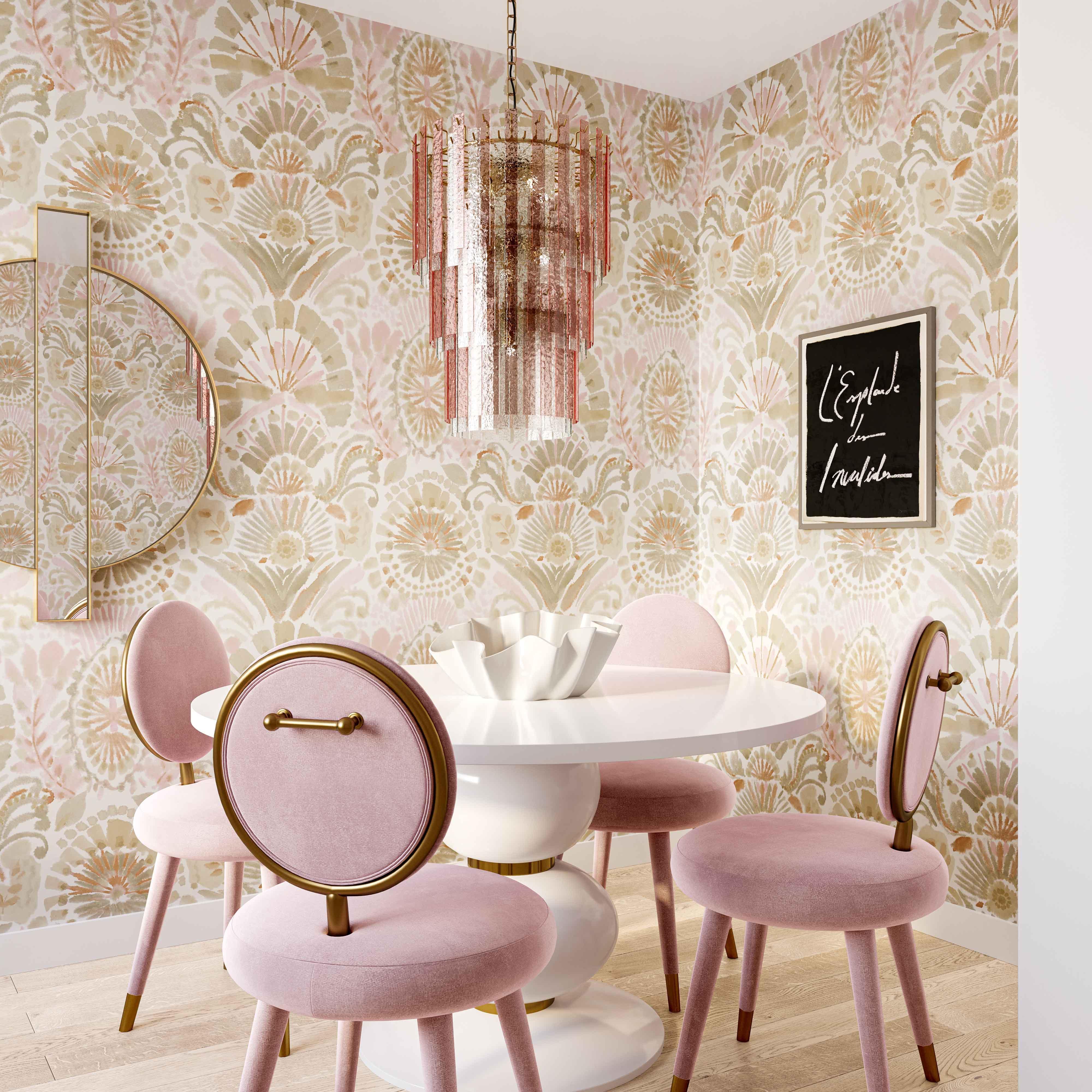 Hampshire Pink Acrylic 3-Tier Chandelier - Remutear