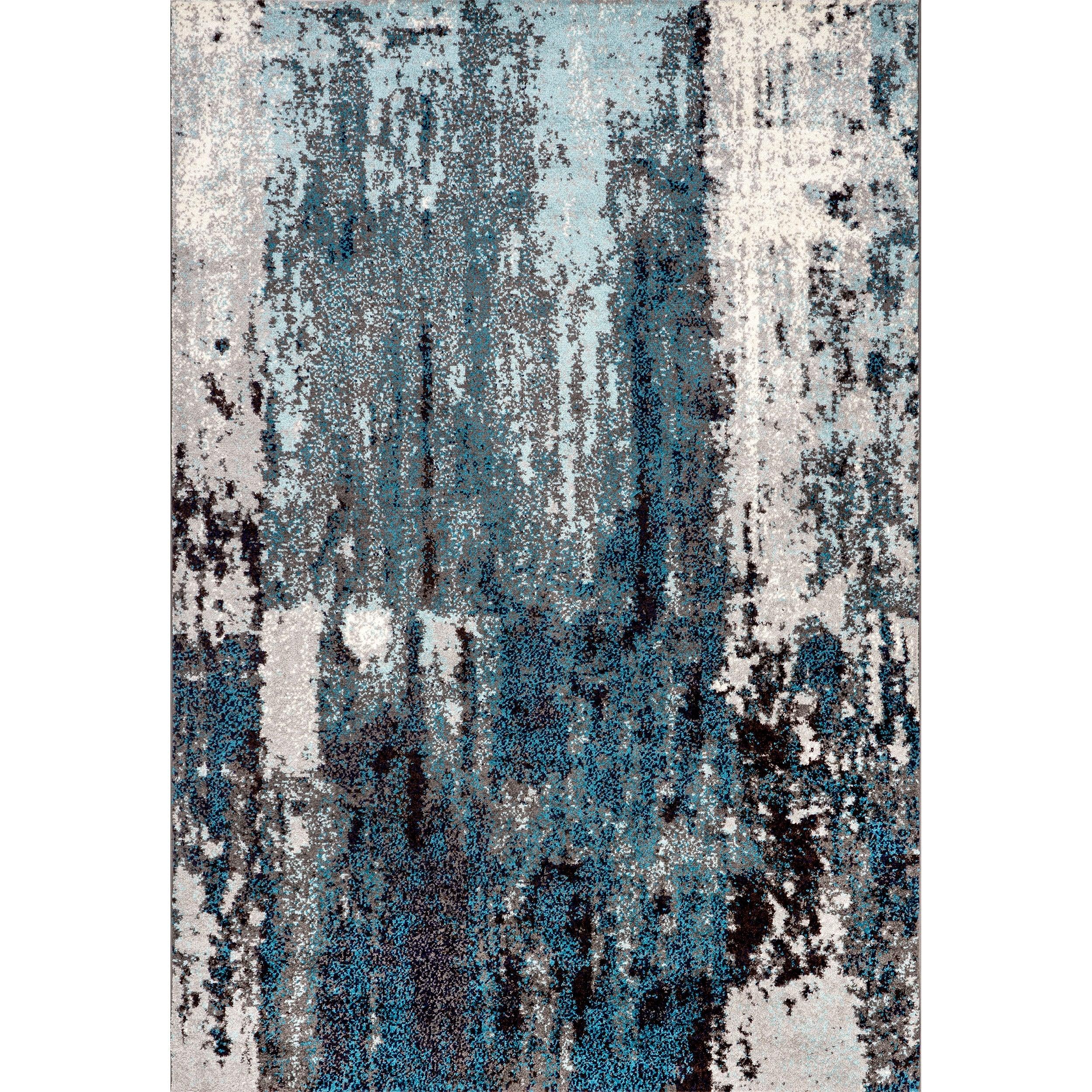 Haydee Glacial Abstract Area Rug - Remutear
