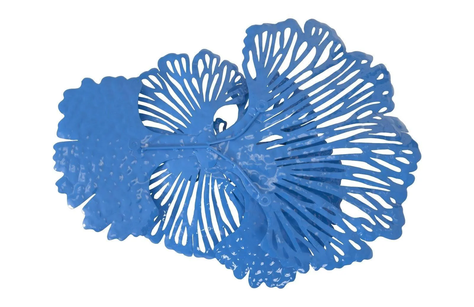Flower Wall Art, Small, Blue, Metal - Remutear