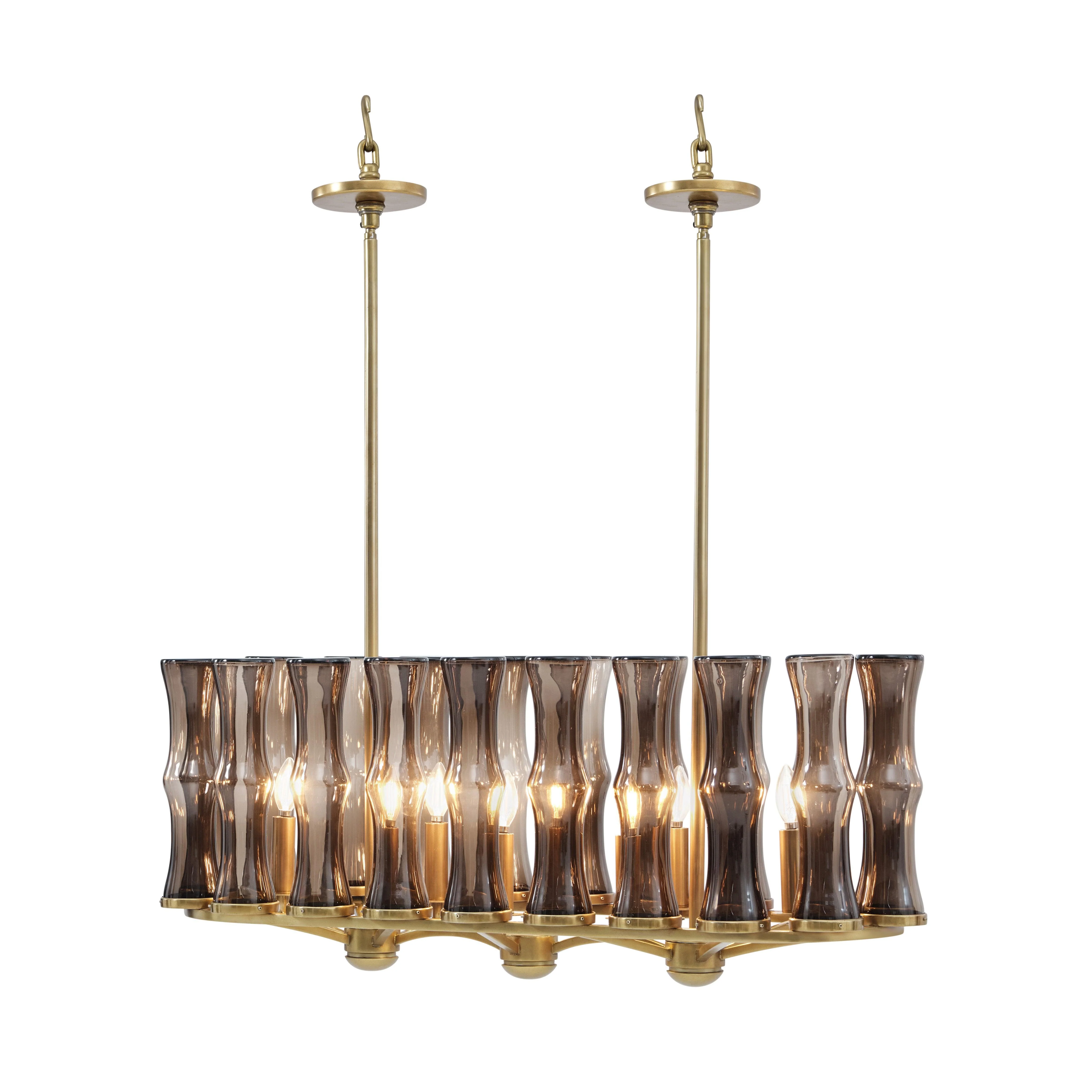 Preston Ovale 8 Light Chandelier - Remutear