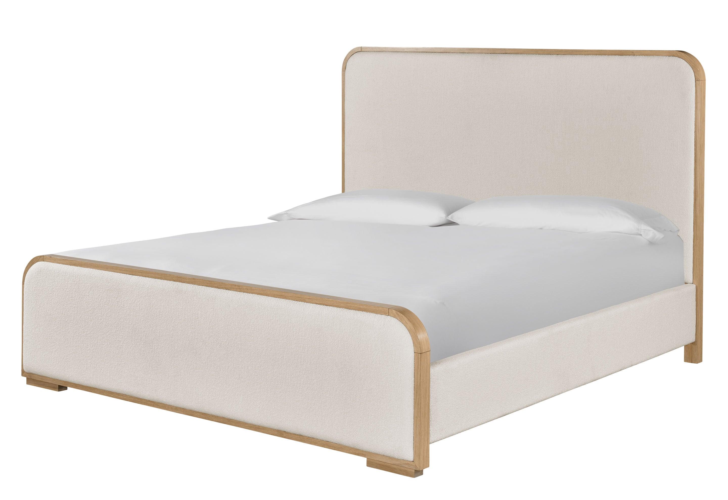 Modern Nomad Upholstered Panel Bed - Remutear