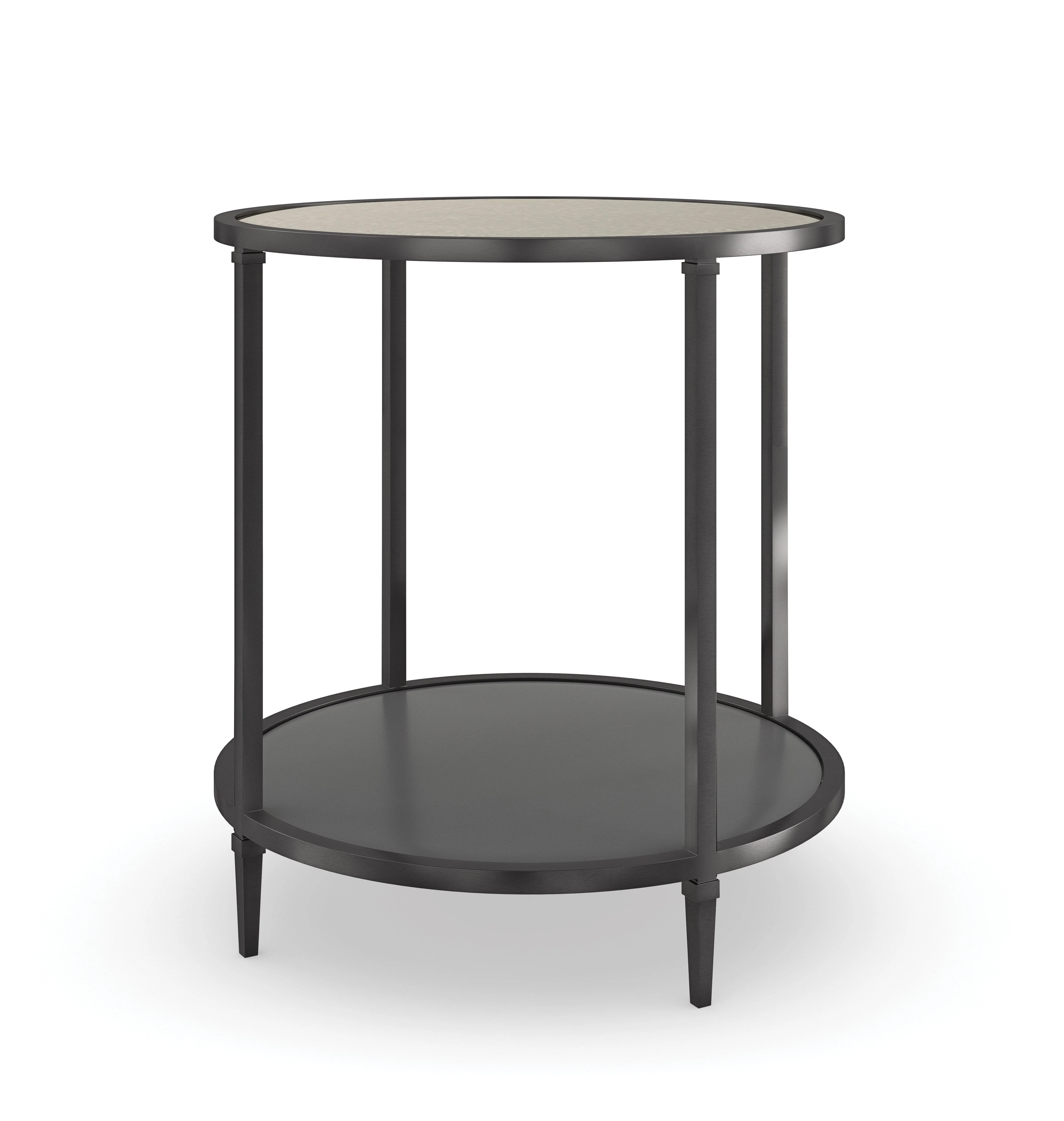 Classic Smoulder Round End Table - Remutear