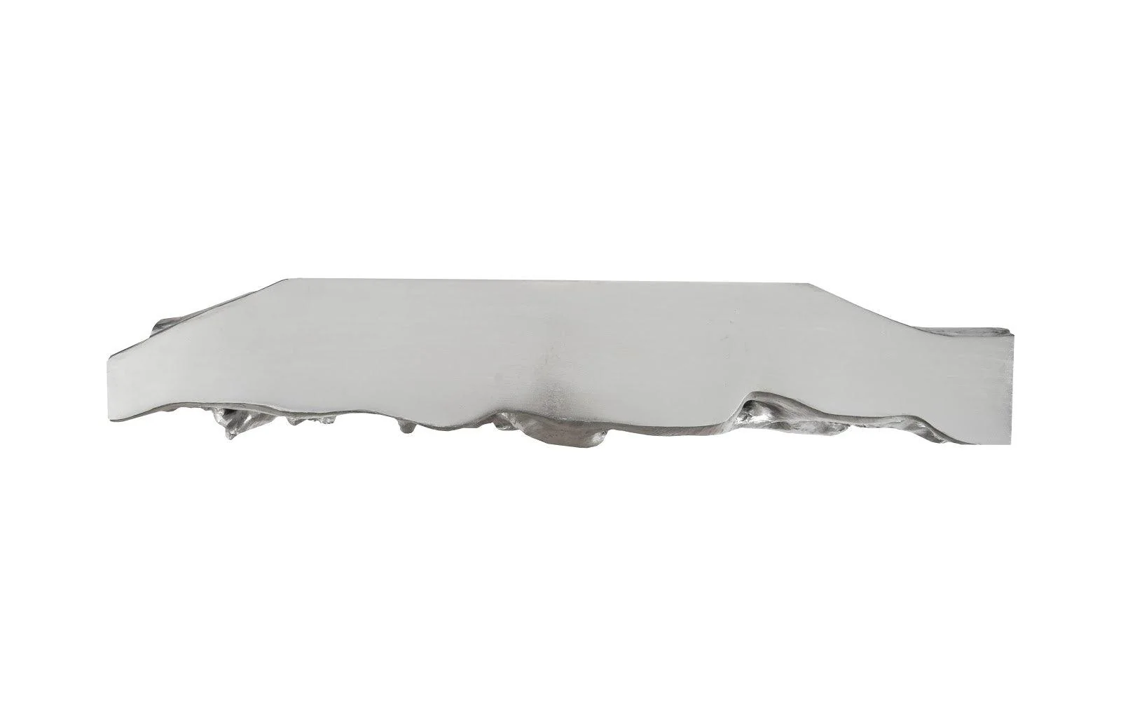 Square Root Console Table, Silver Leaf - Remutear
