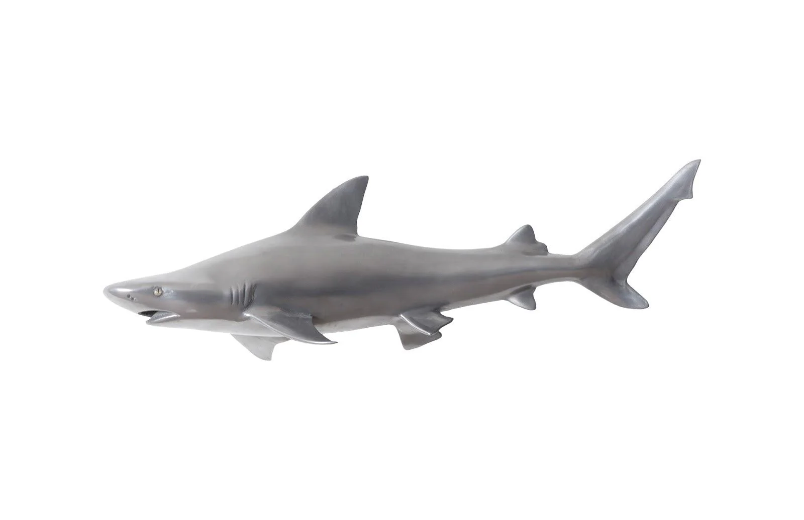 Black Tip Reef Shark, Polished Aluminum - Remutear