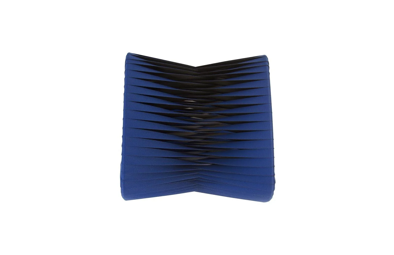 Seat Belt Ottoman, Blue/Black - Remutear