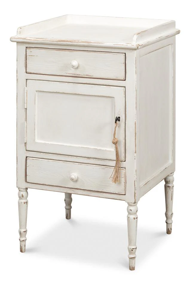 Rose Side Table - Left - White - Remutear