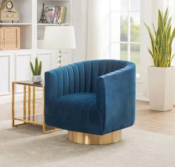 JOSEPHINE SWIVEL BARREL CHAIR - Remutear