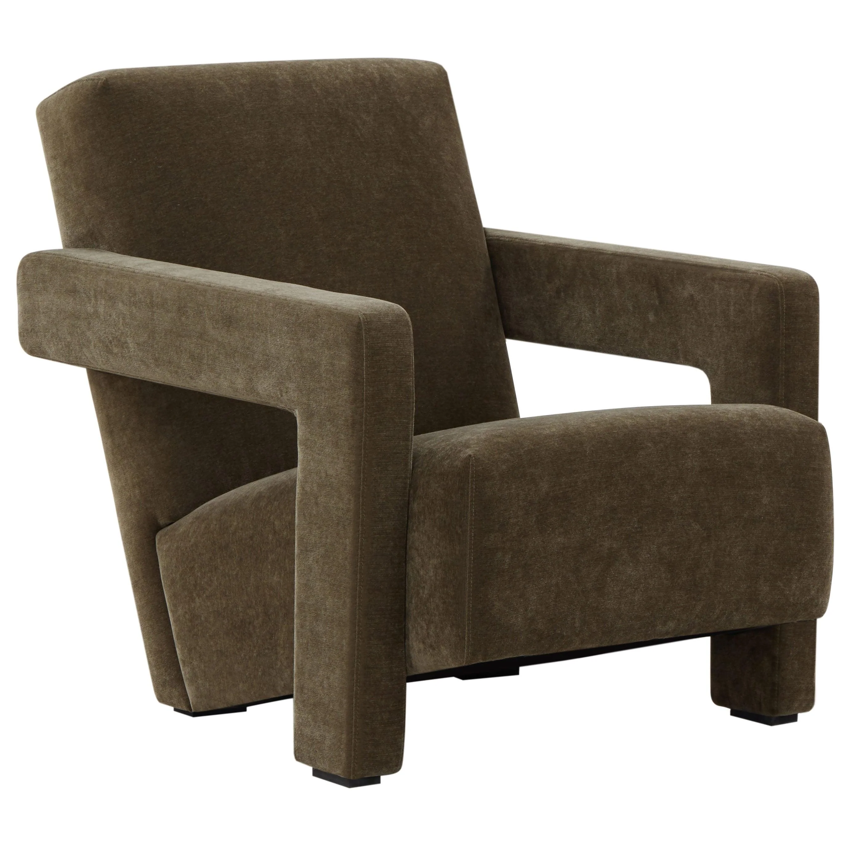 TAYLOR MODERN VELVET ACCENT CHAIR - Remutear
