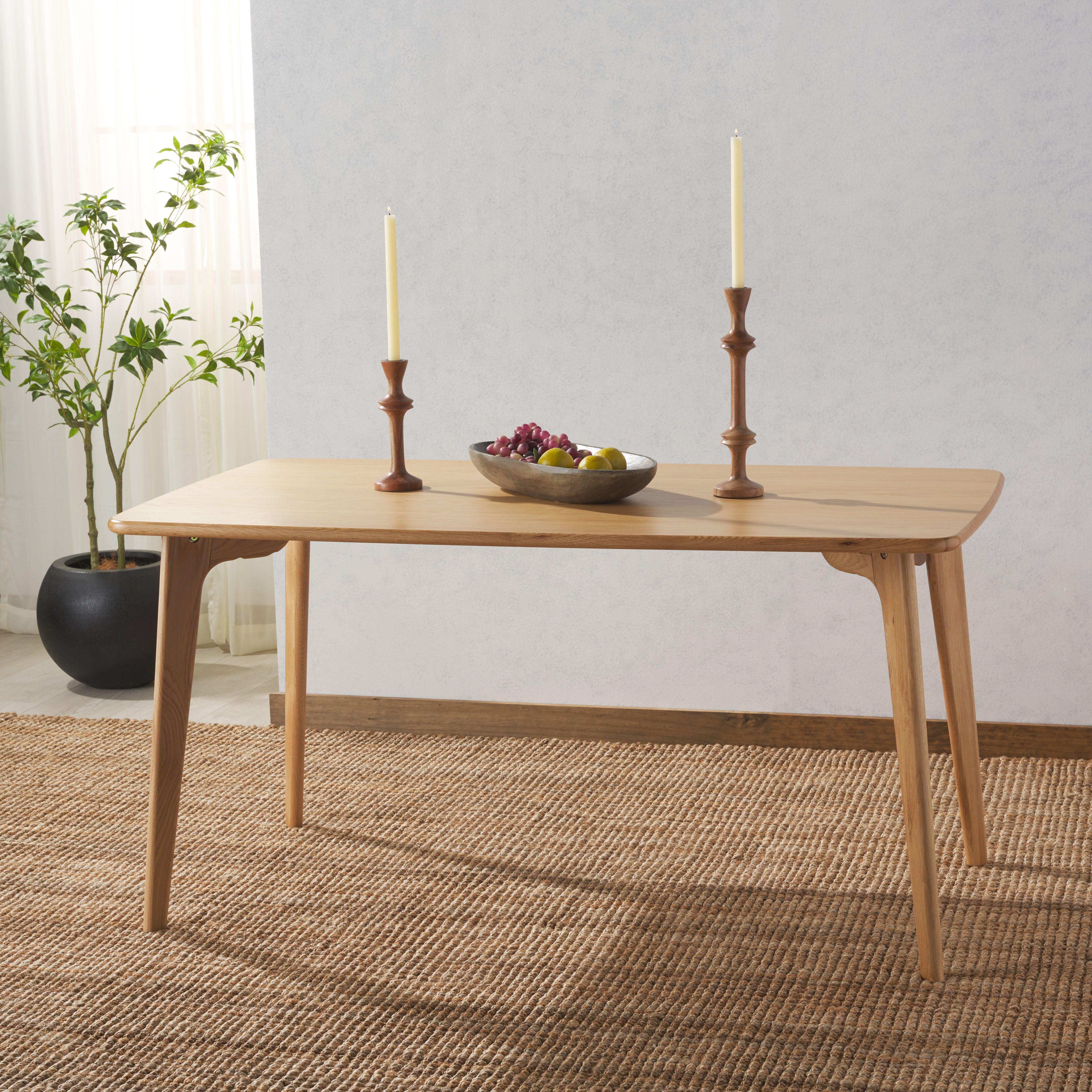 CALVERTON WOOD DINING TABLE - Remutear