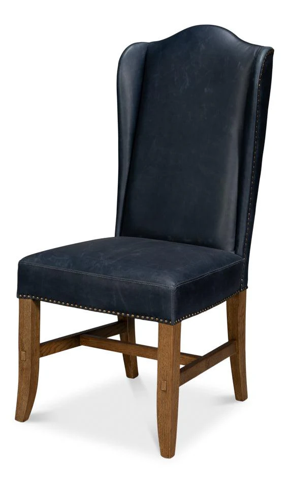 Mercado High Back Dining Chair Blue - Set of 2 - Remutear