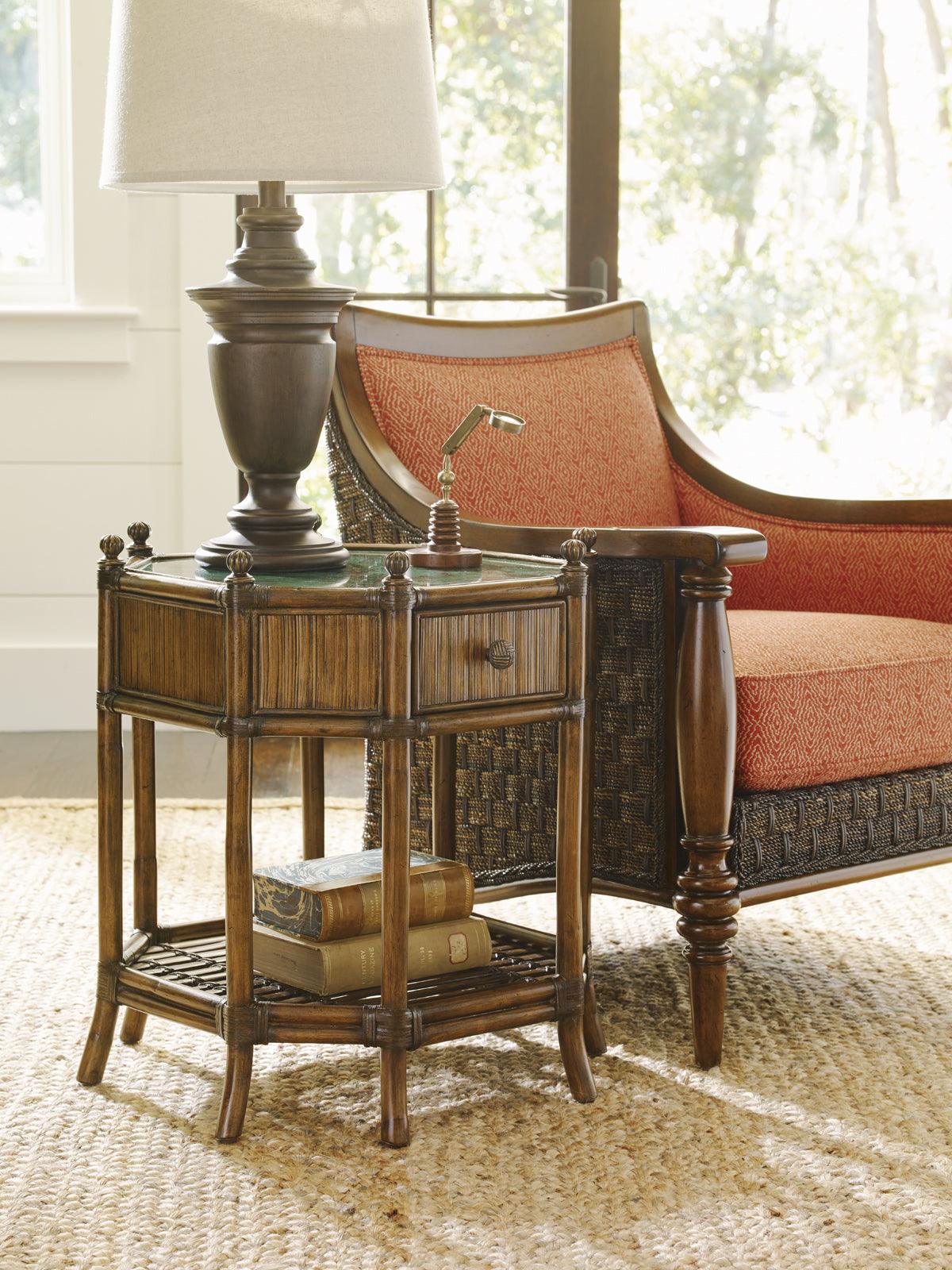 Bali Hai Flamingo Octagonal End Table - Remutear