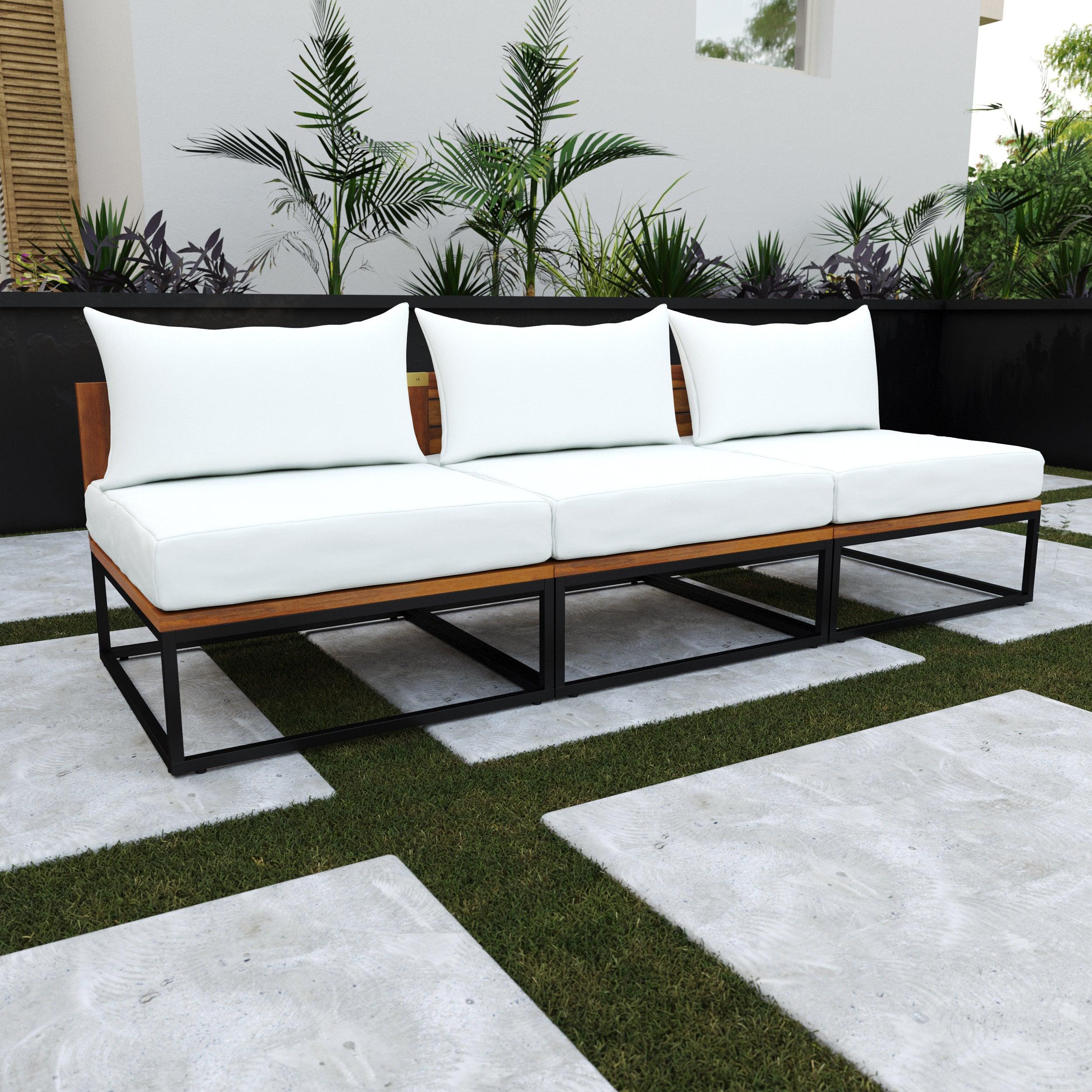 Taradale Modular Outdoor Sofa w/ Cushions - Remutear