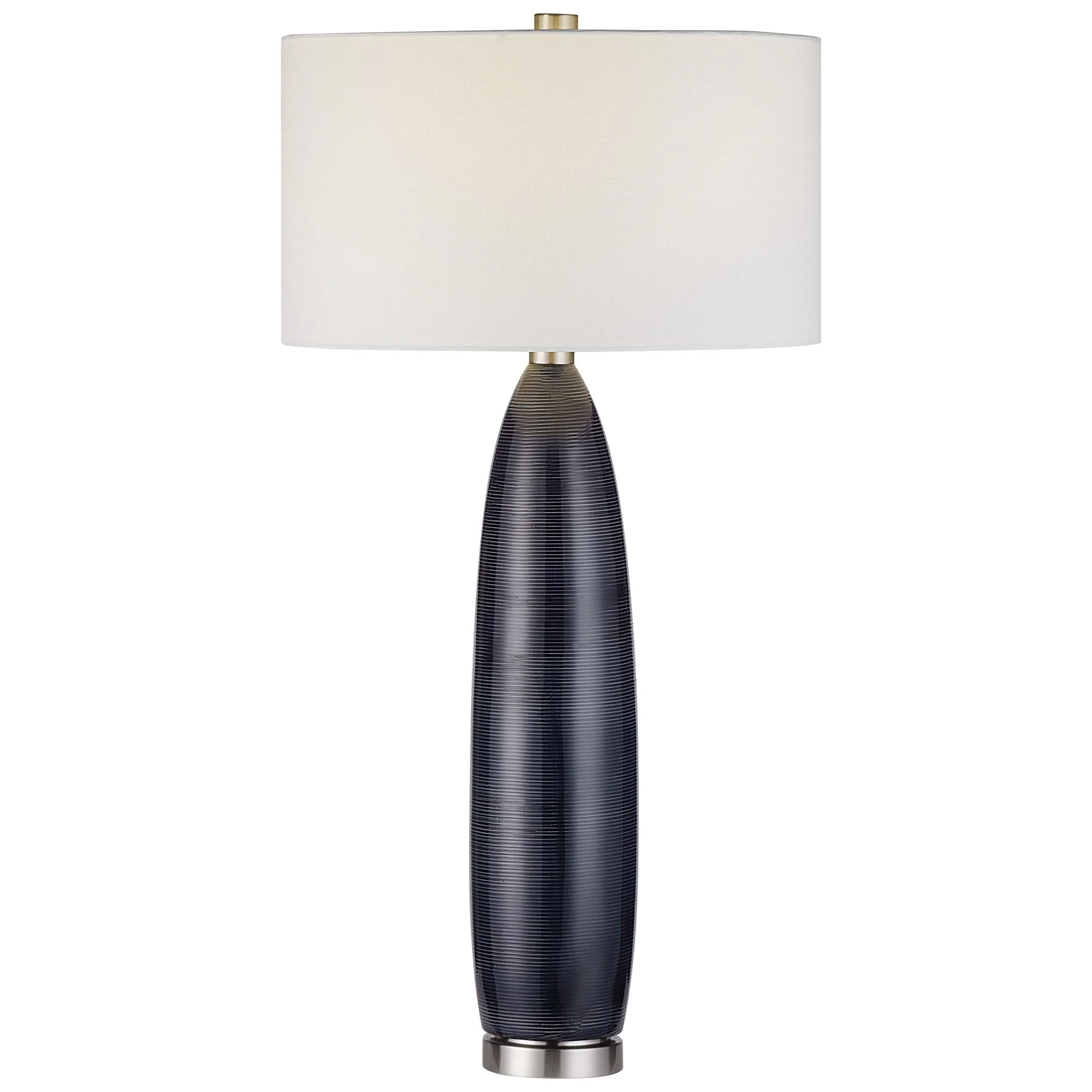 CULLEN BLUE GRAY TABLE LAMP - Remutear