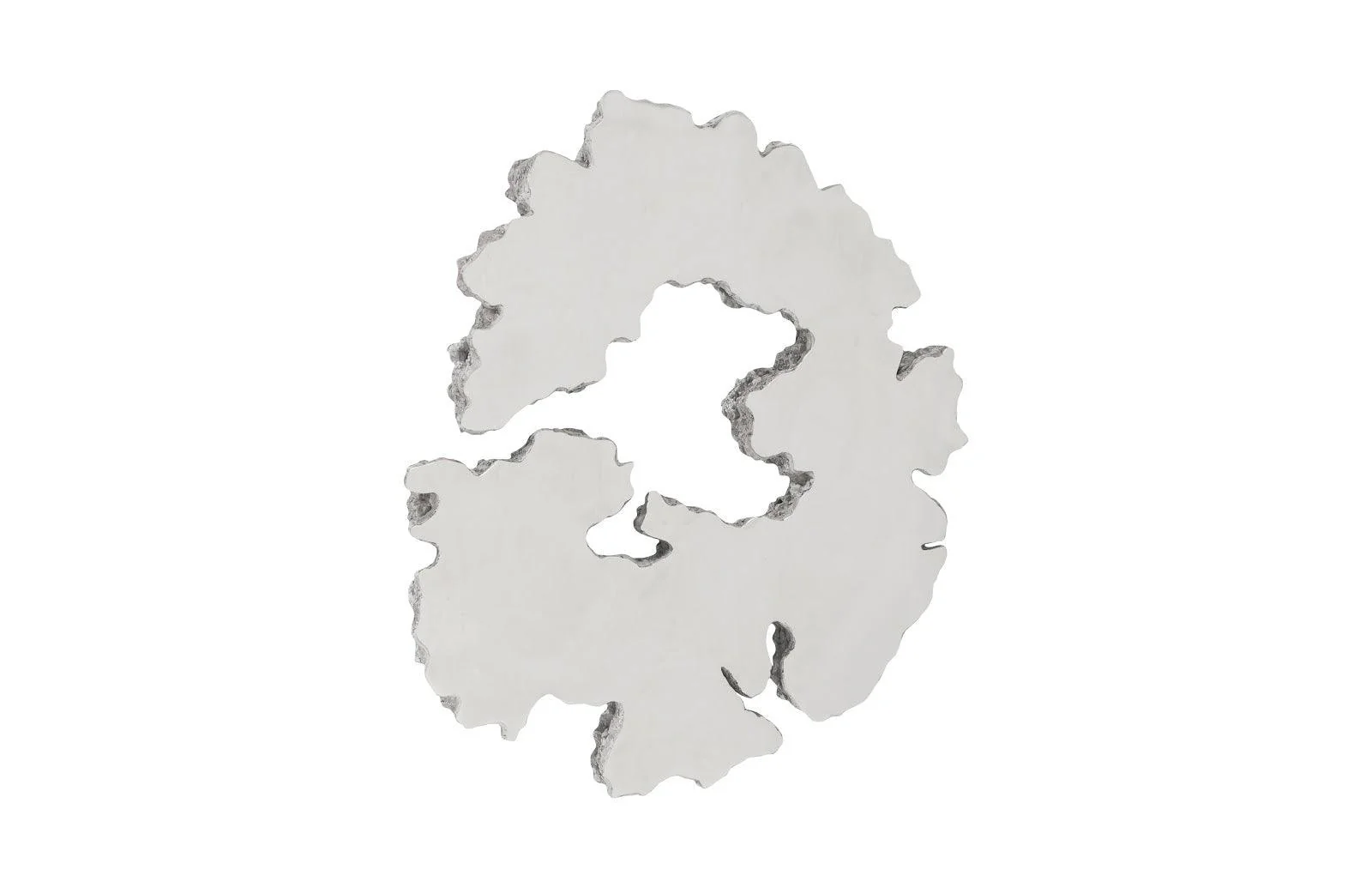 Lava Slice Wall Art, Resin, Stainless Steel, LG - Remutear