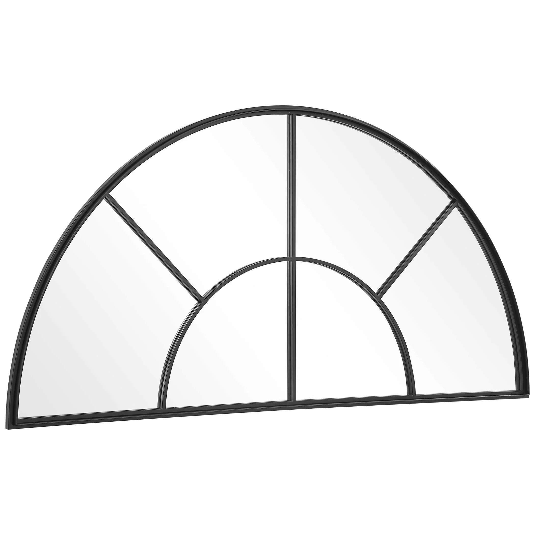 ROUSSEAU IRON WINDOW ARCH MIRROR - Remutear