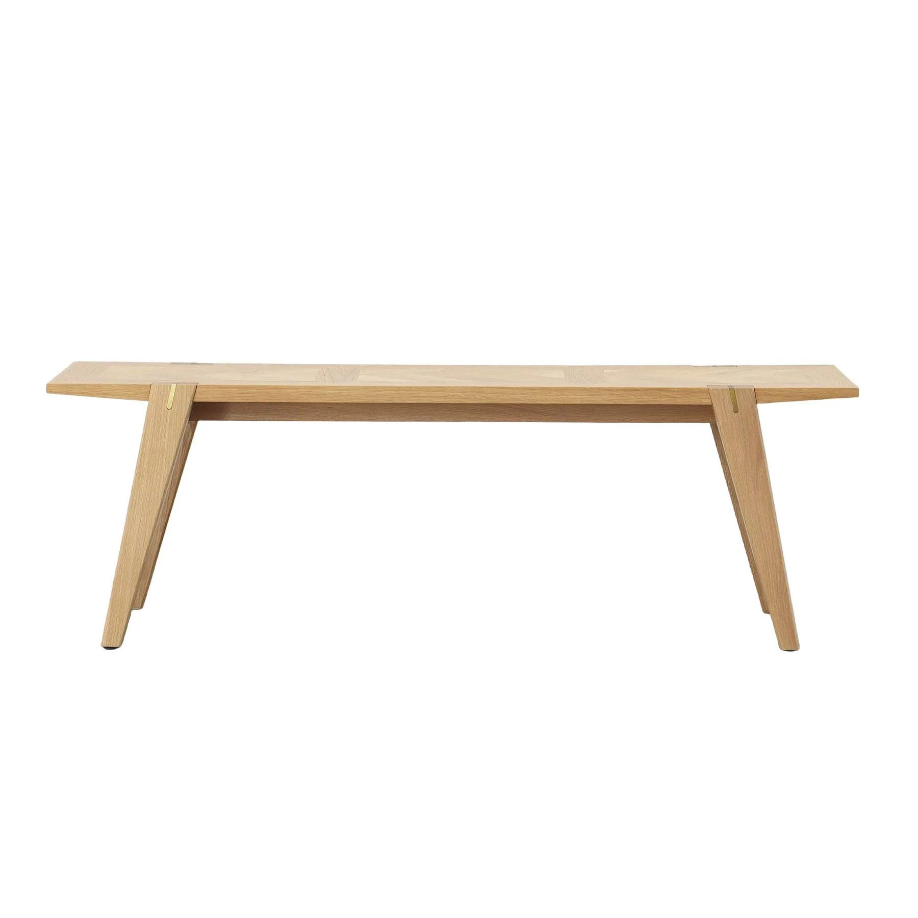 Colton Small Dining Bench w/ Brass - Remutear