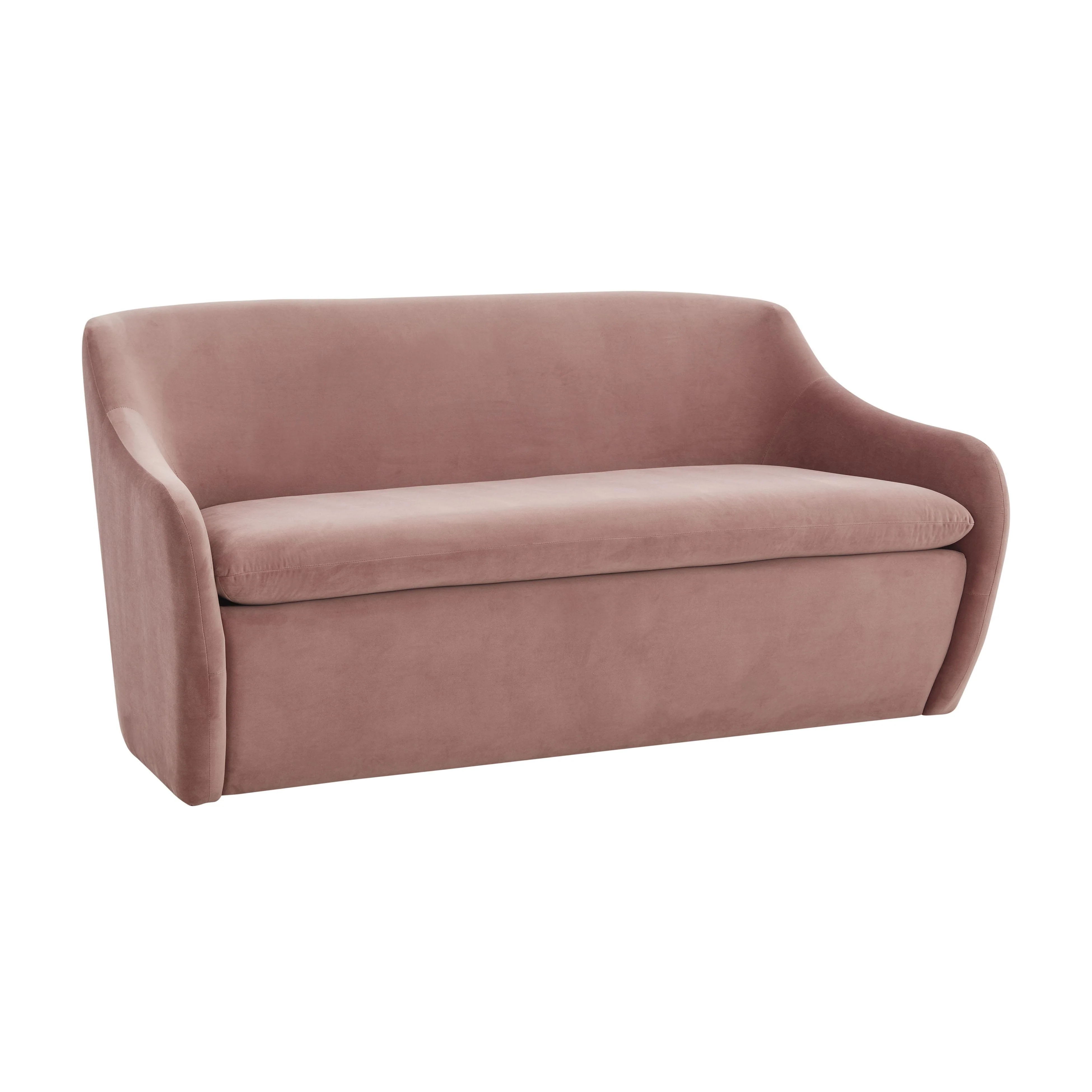 Cellia Mauve Velvet Loveseat - Remutear