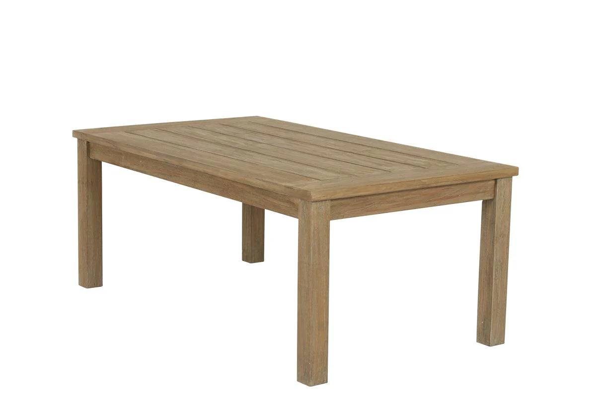 Coastal Teak Rectangular Coffee Table - Remutear