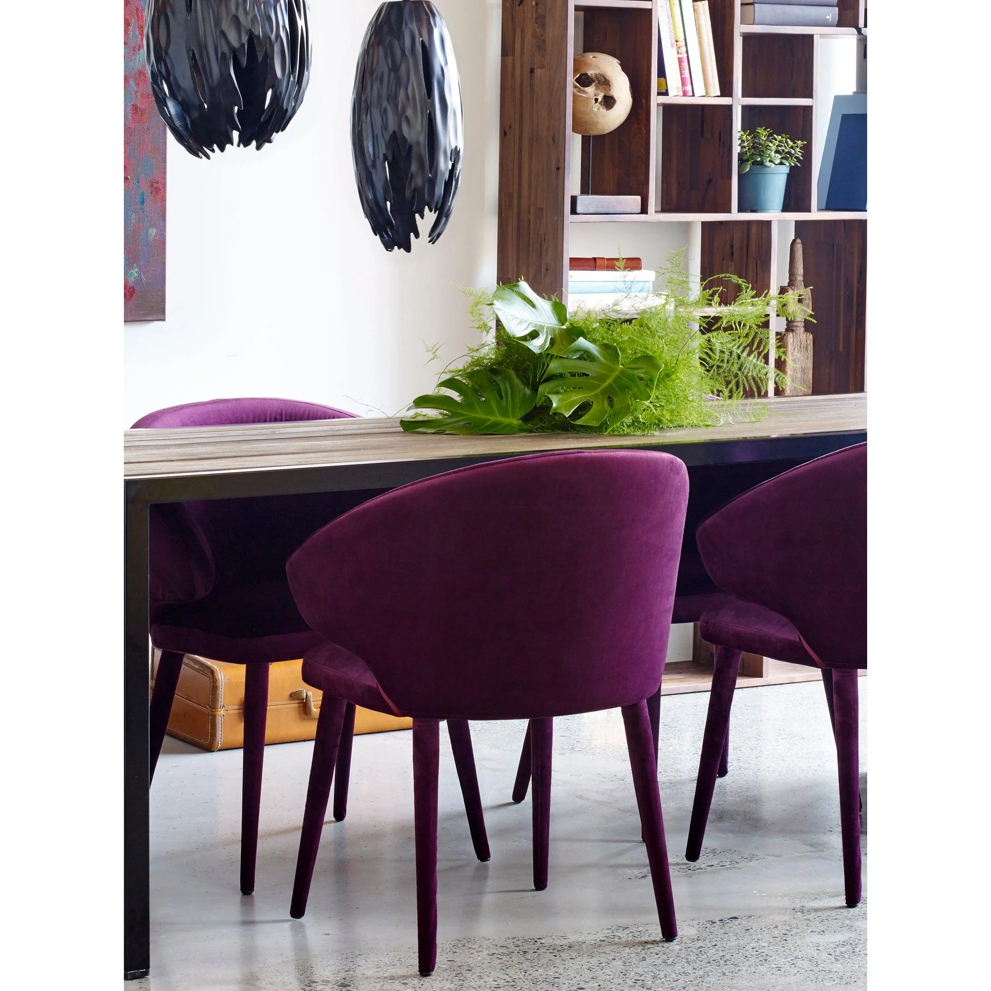 Stewart Dining Chair Purple - Remutear