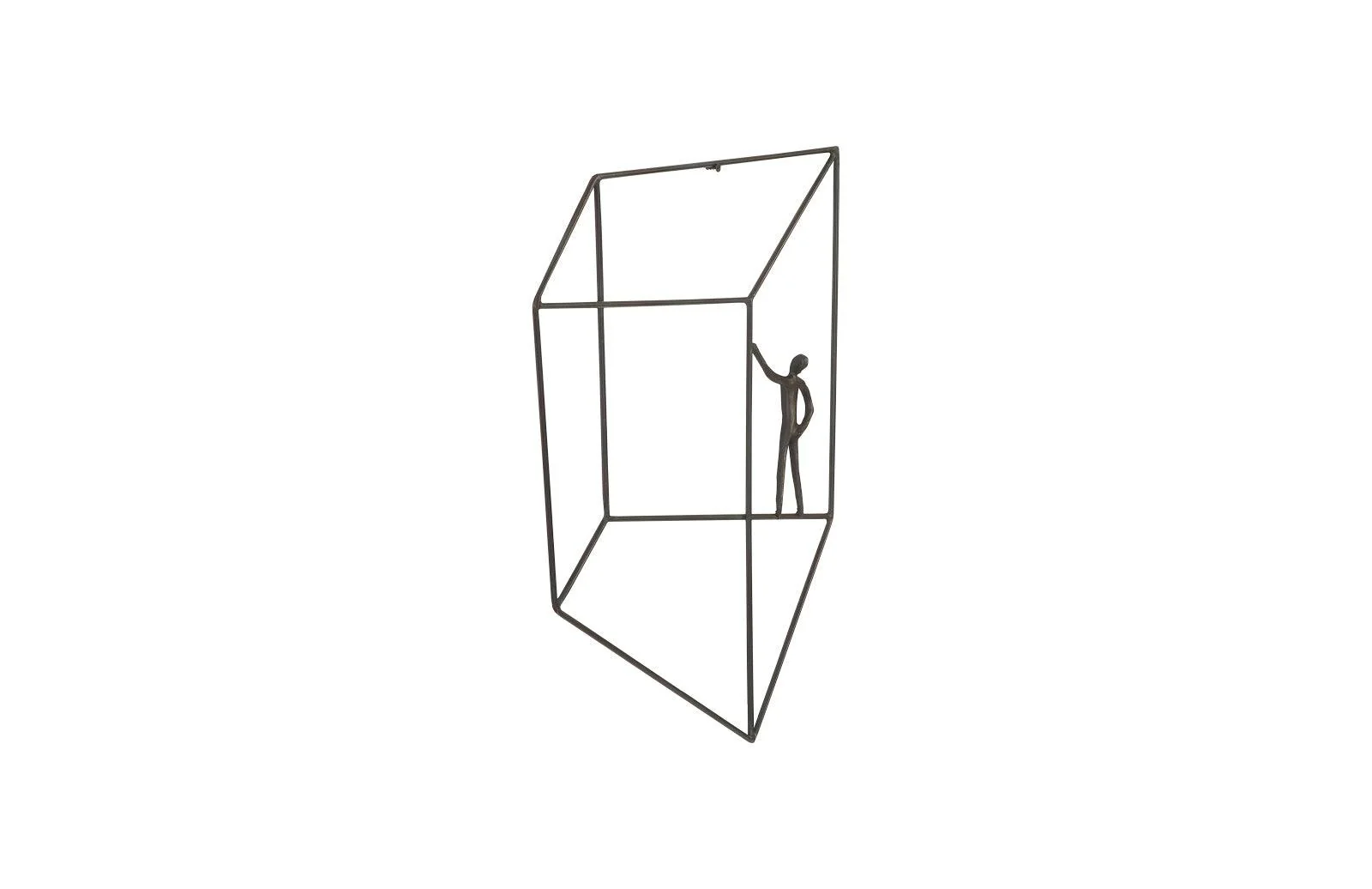 Perspective Wall Art, Square, Standing Arm Up - Remutear