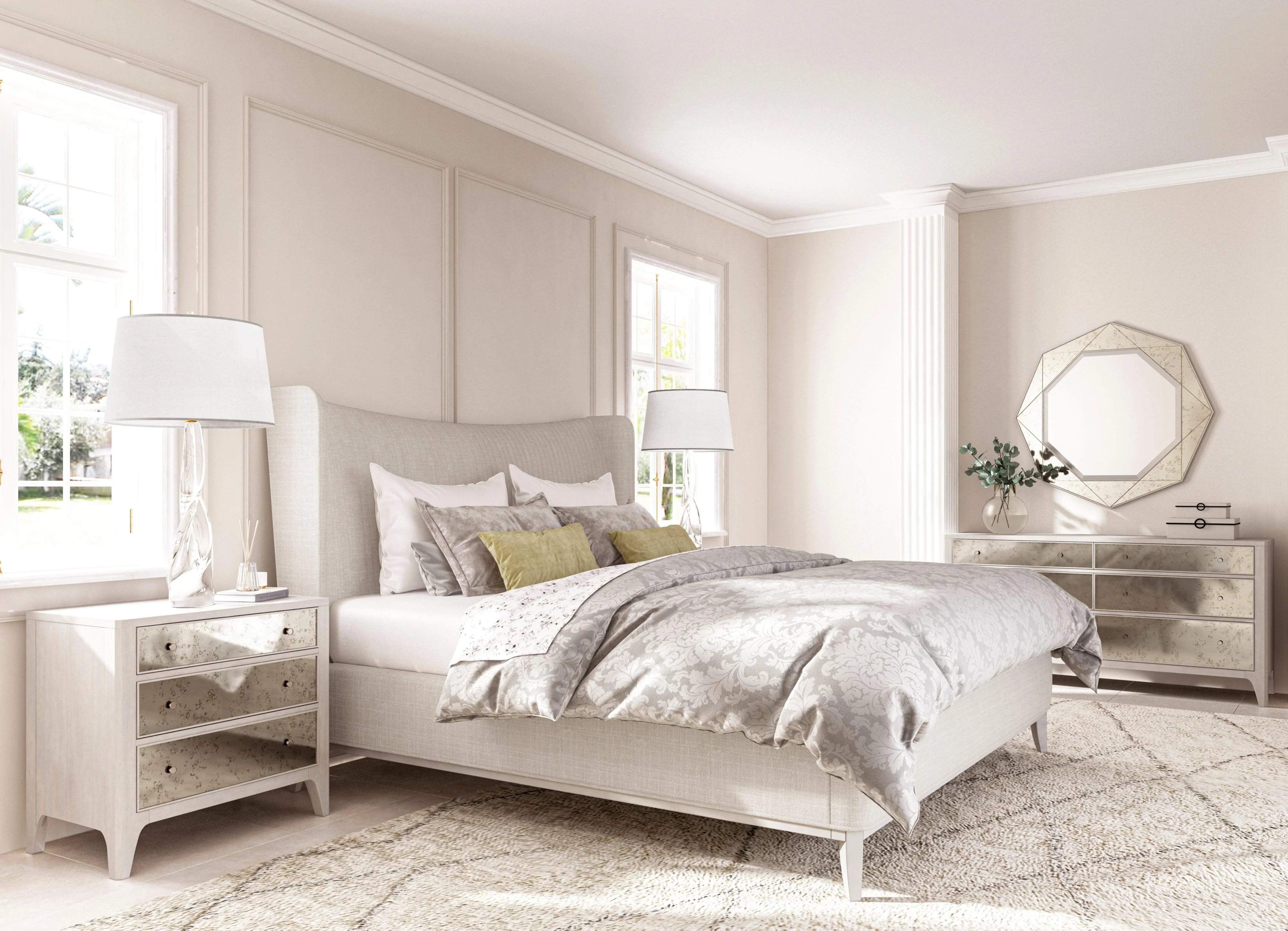 Mezzanine Upholstered Shelter Bed - Remutear